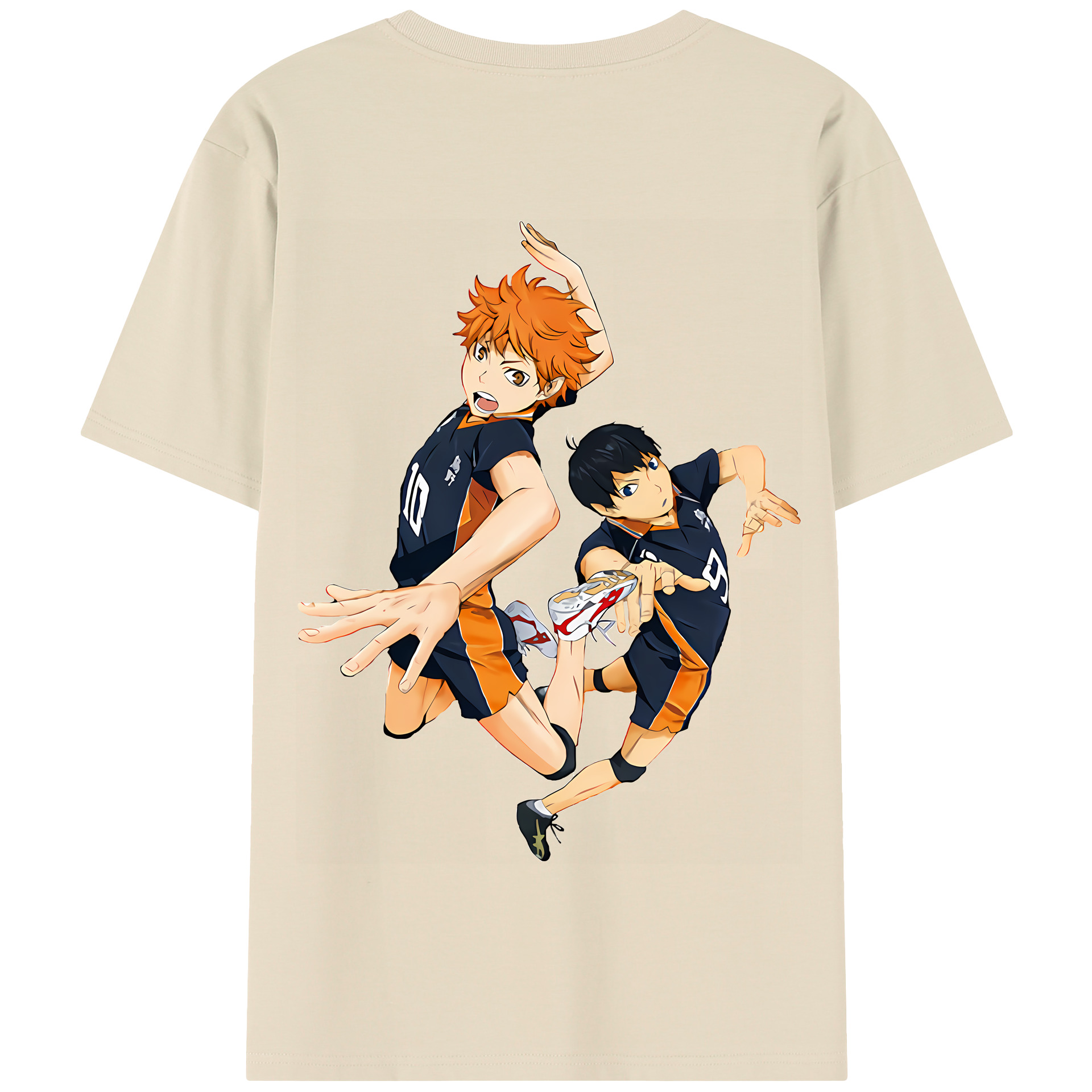 （画像用） ハイキュー!! Haikyu!! 綿100％半袖Tシャツ（背面プリント）