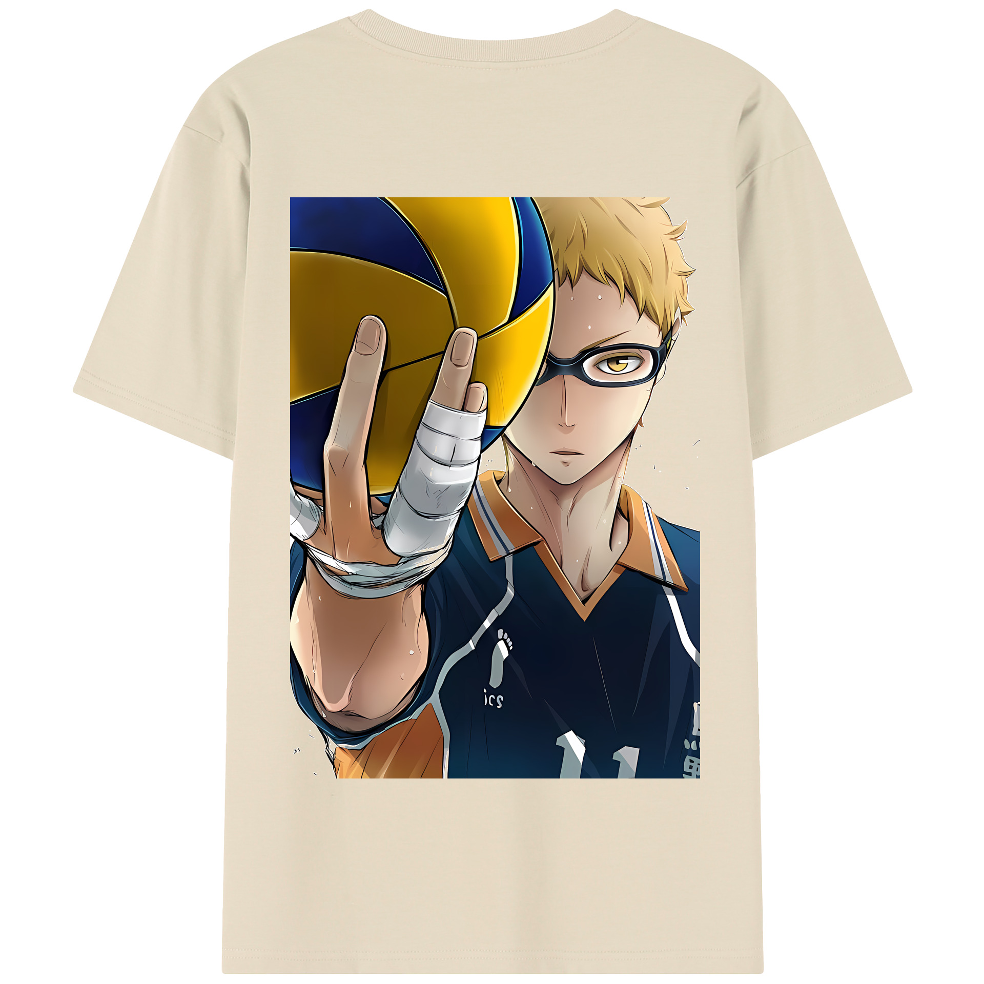 （画像用） ハイキュー!! Haikyu!! 綿100％半袖Tシャツ（背面プリント）