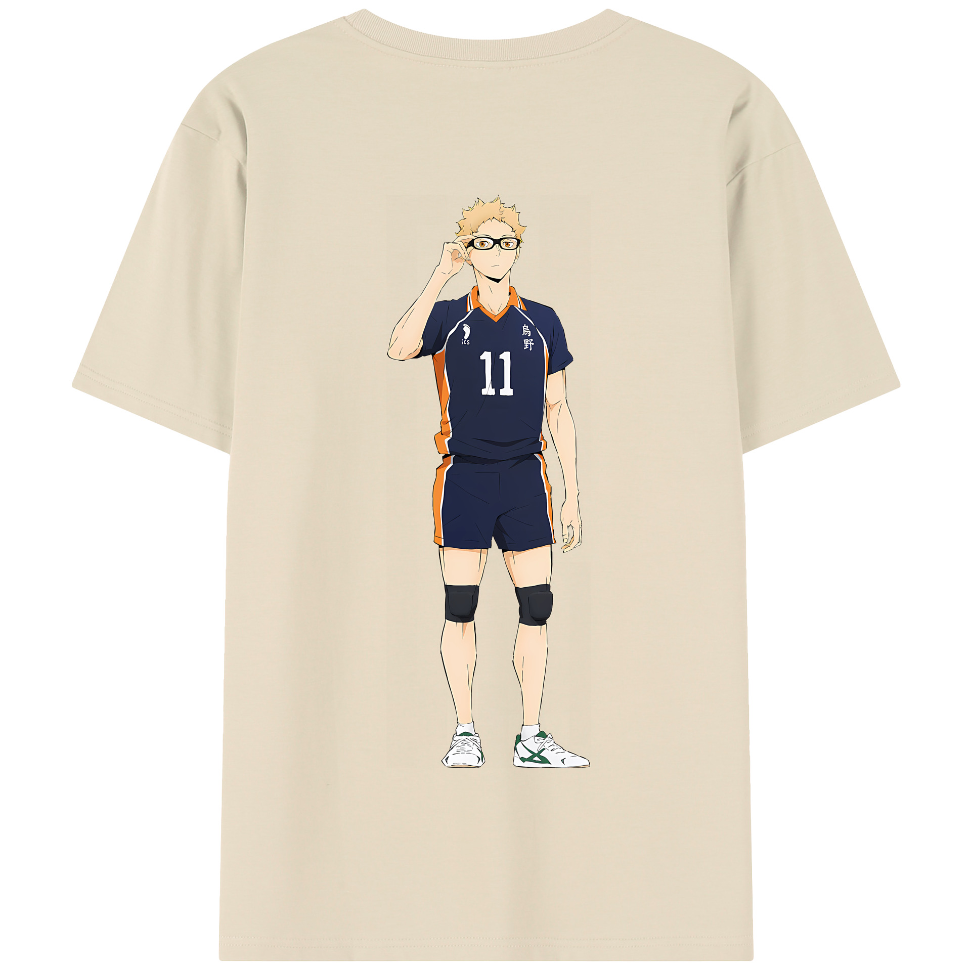 （画像用） ハイキュー!! Haikyu!! 綿100％半袖Tシャツ（背面プリント）