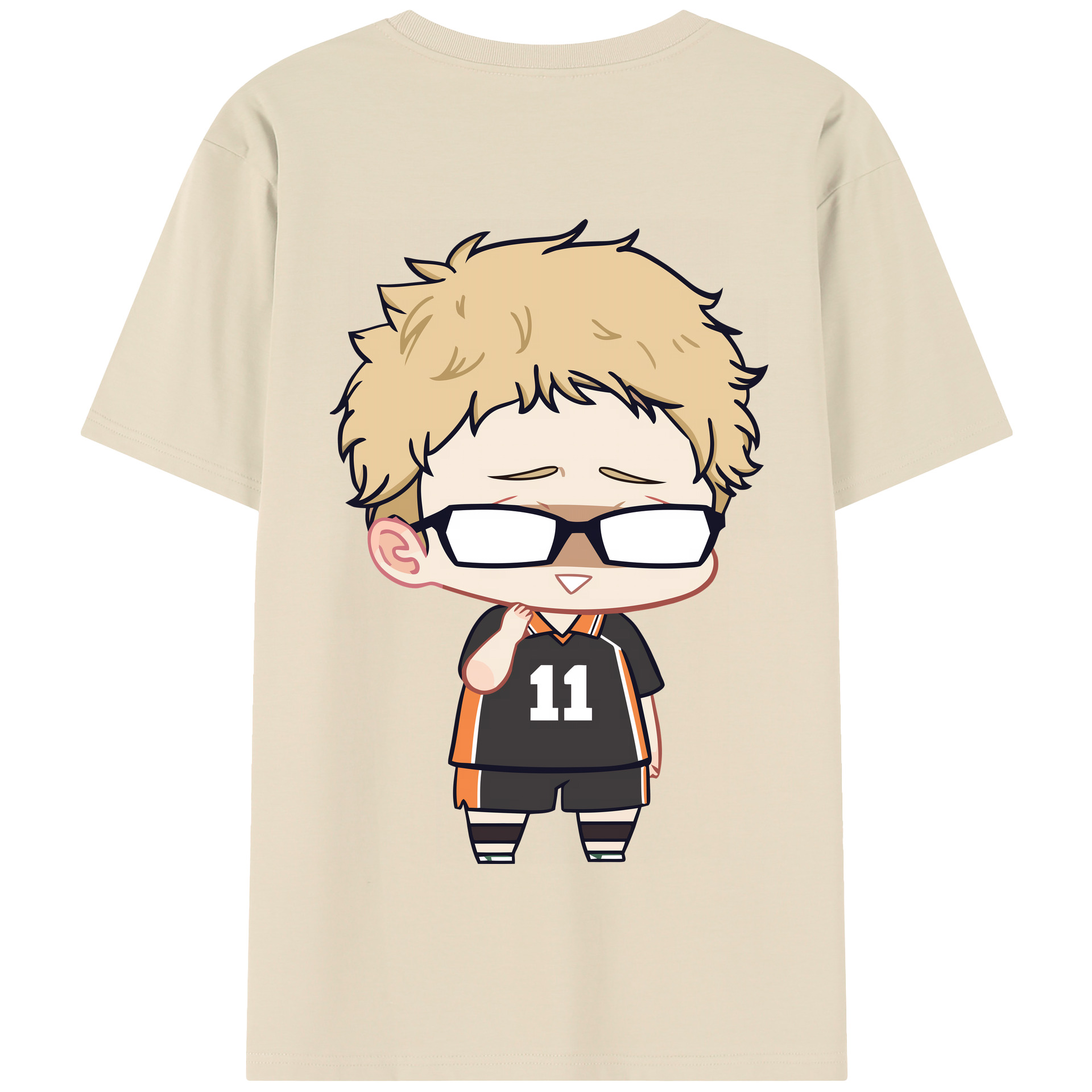 （画像用） ハイキュー!! Haikyu!! 綿100％半袖Tシャツ（背面プリント）