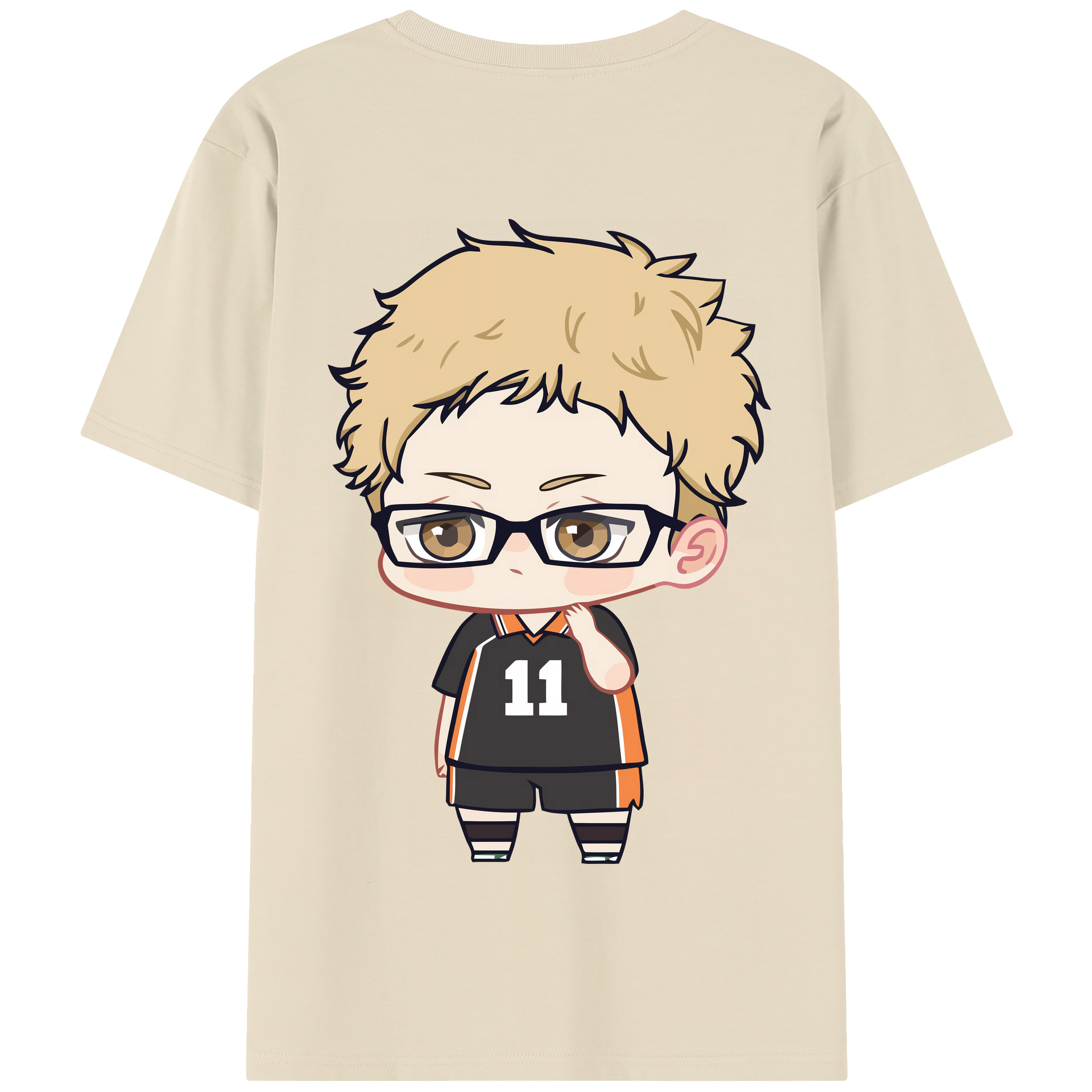 （画像用） ハイキュー!! Haikyu!! 綿100％半袖Tシャツ（背面プリント）