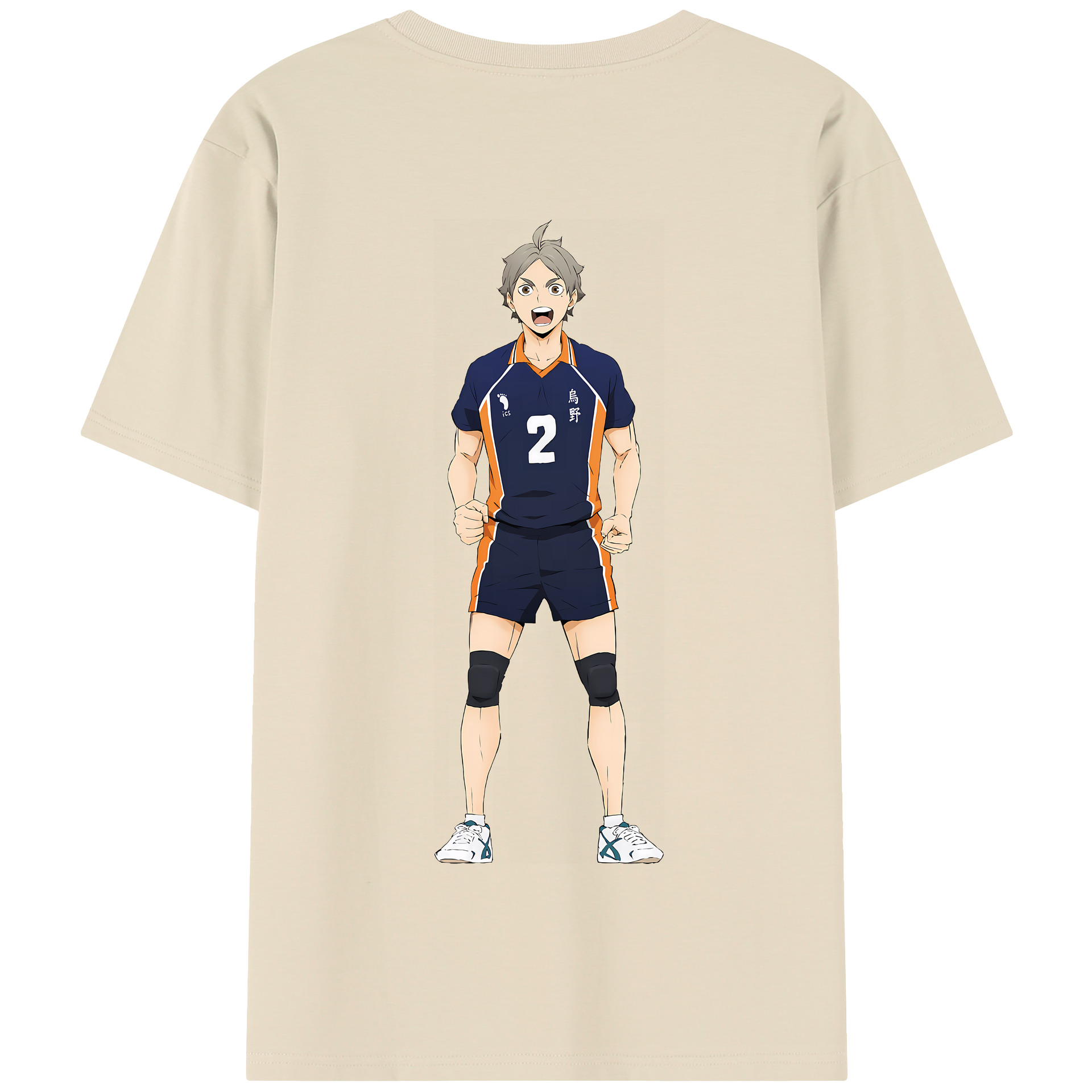（画像用） ハイキュー!! Haikyu!! 綿100％半袖Tシャツ（背面プリント）