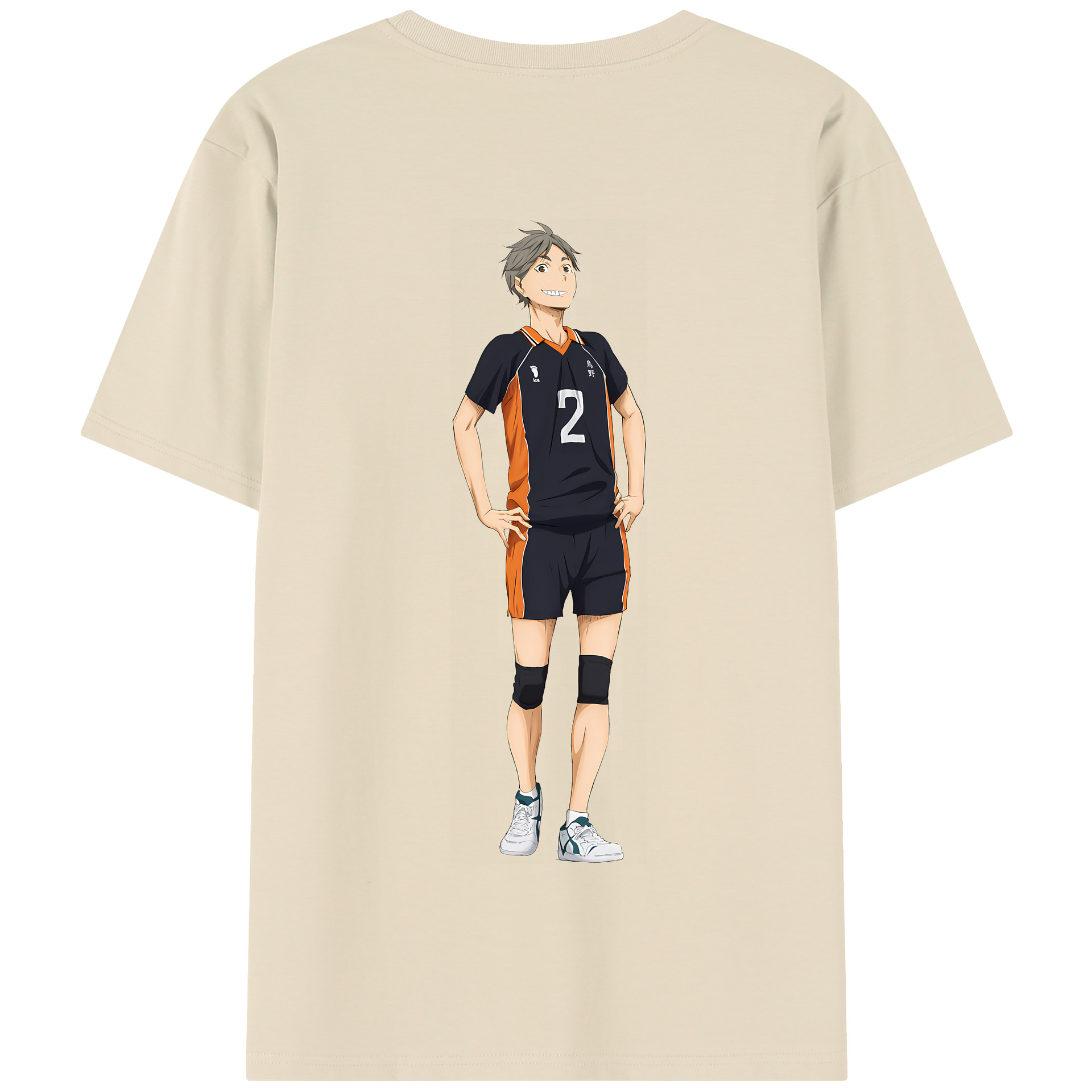 （画像用） ハイキュー!! Haikyu!! 綿100％半袖Tシャツ（背面プリント）