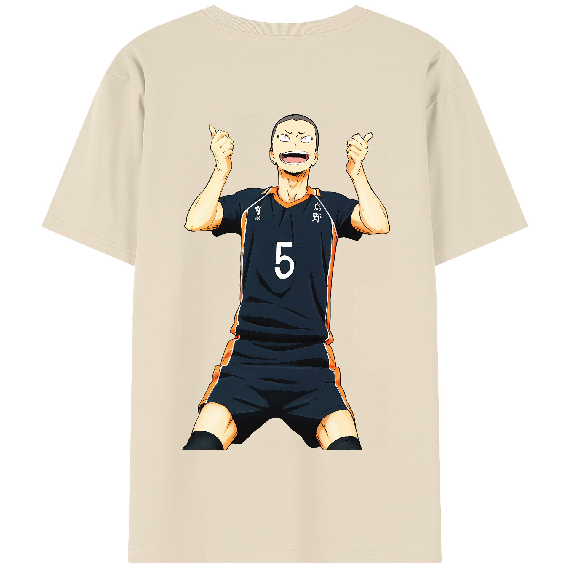 （画像用） ハイキュー!! Haikyu!! 綿100％半袖Tシャツ（背面プリント）