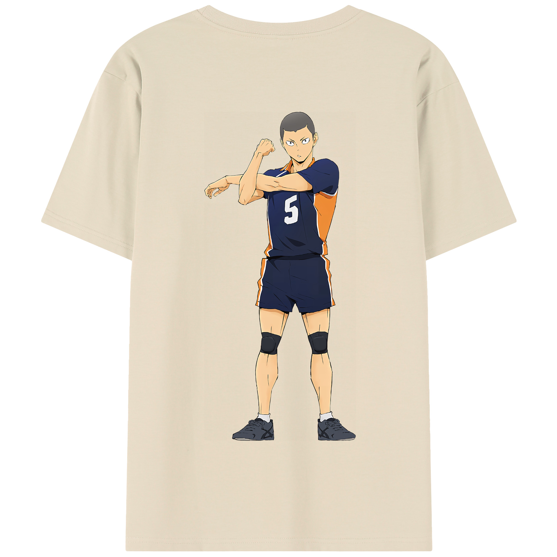 （画像用） ハイキュー!! Haikyu!! 綿100％半袖Tシャツ（背面プリント）