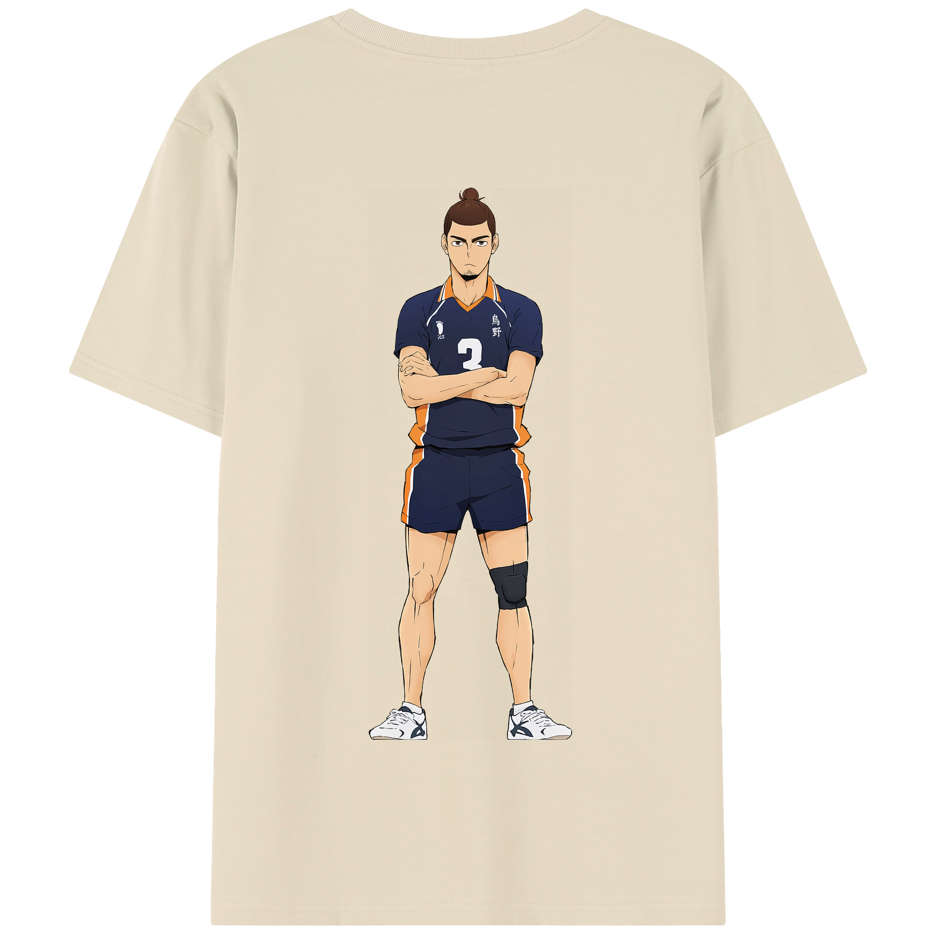 （画像用） ハイキュー!! Haikyu!! 綿100％半袖Tシャツ（背面プリント）