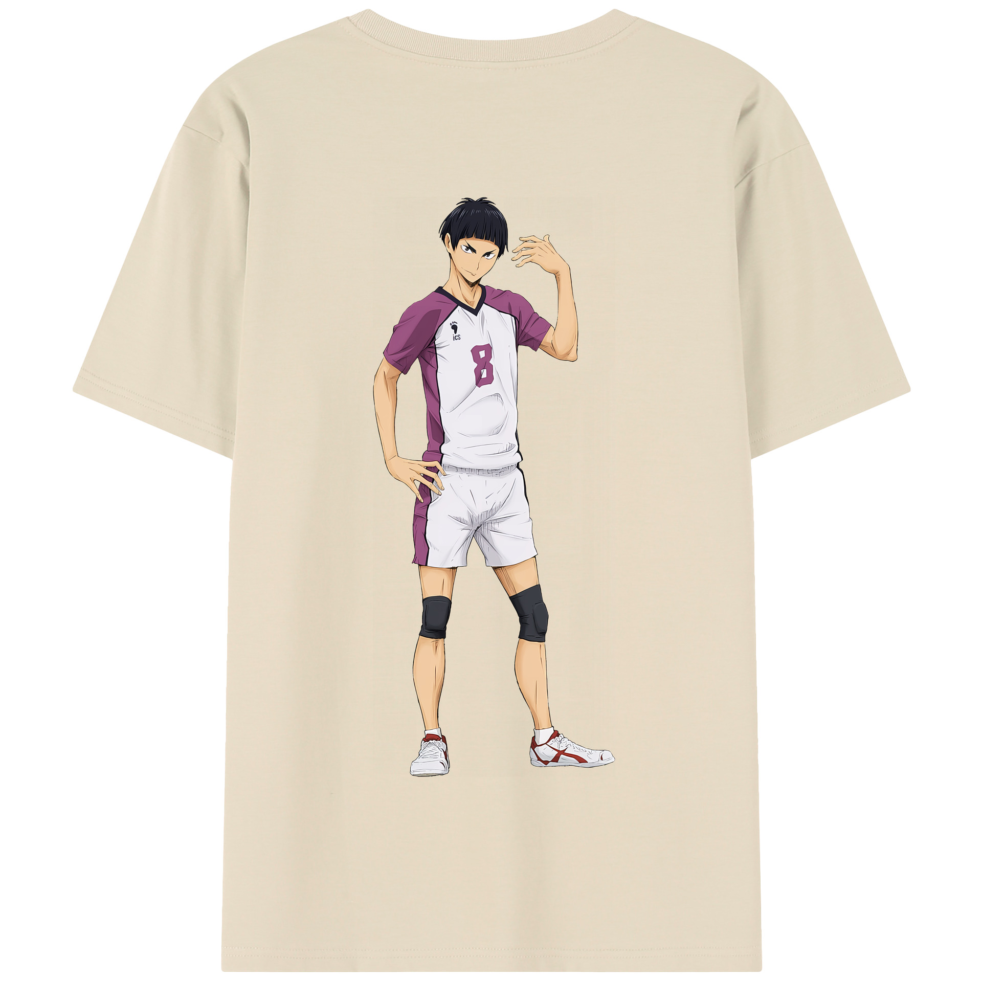 （画像用） ハイキュー!! Haikyu!! 綿100％半袖Tシャツ（背面プリント）