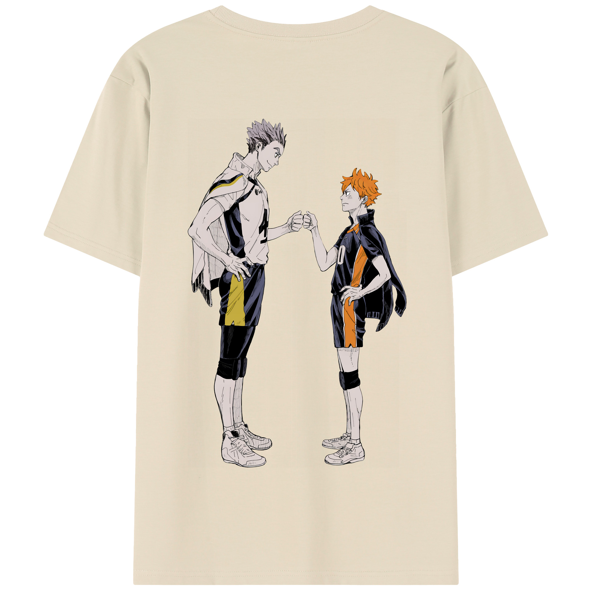 （画像用） ハイキュー!! Haikyu!! 綿100％半袖Tシャツ（背面プリント）