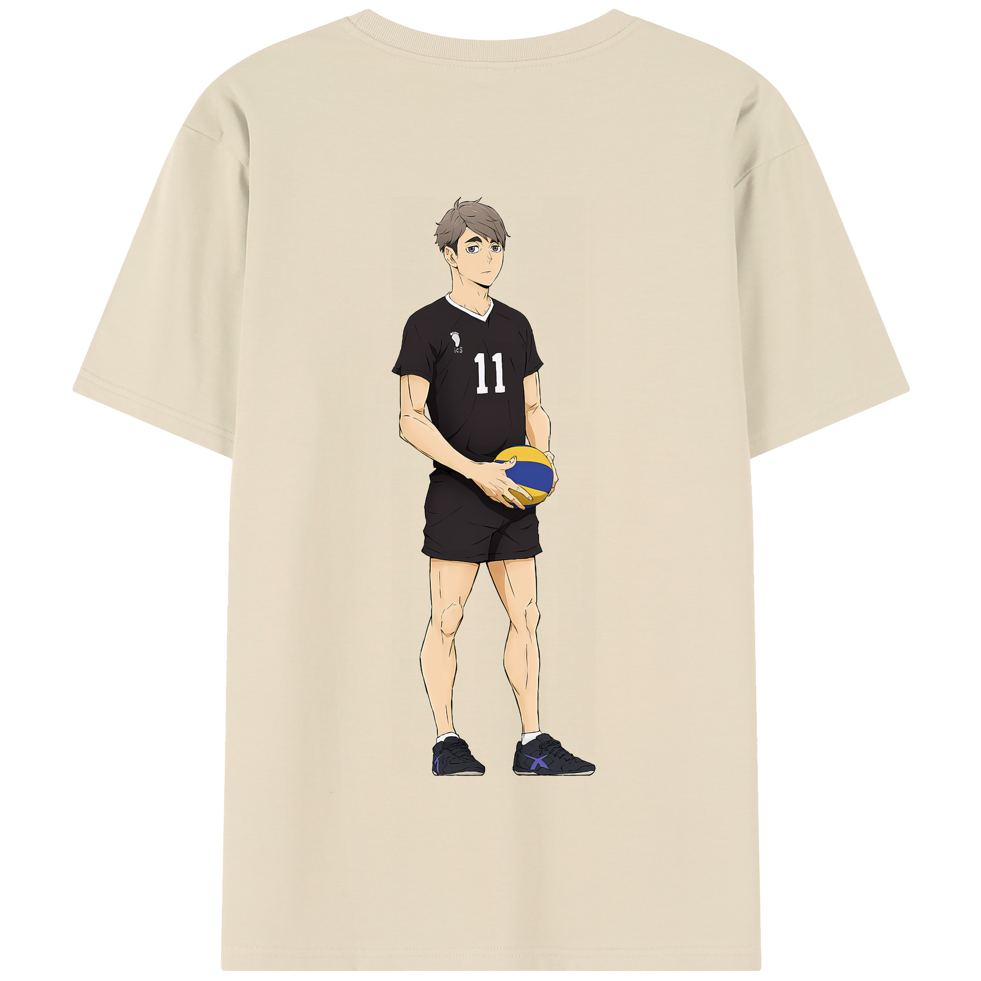 （画像用） ハイキュー!! Haikyu!! 綿100％半袖Tシャツ（背面プリント）