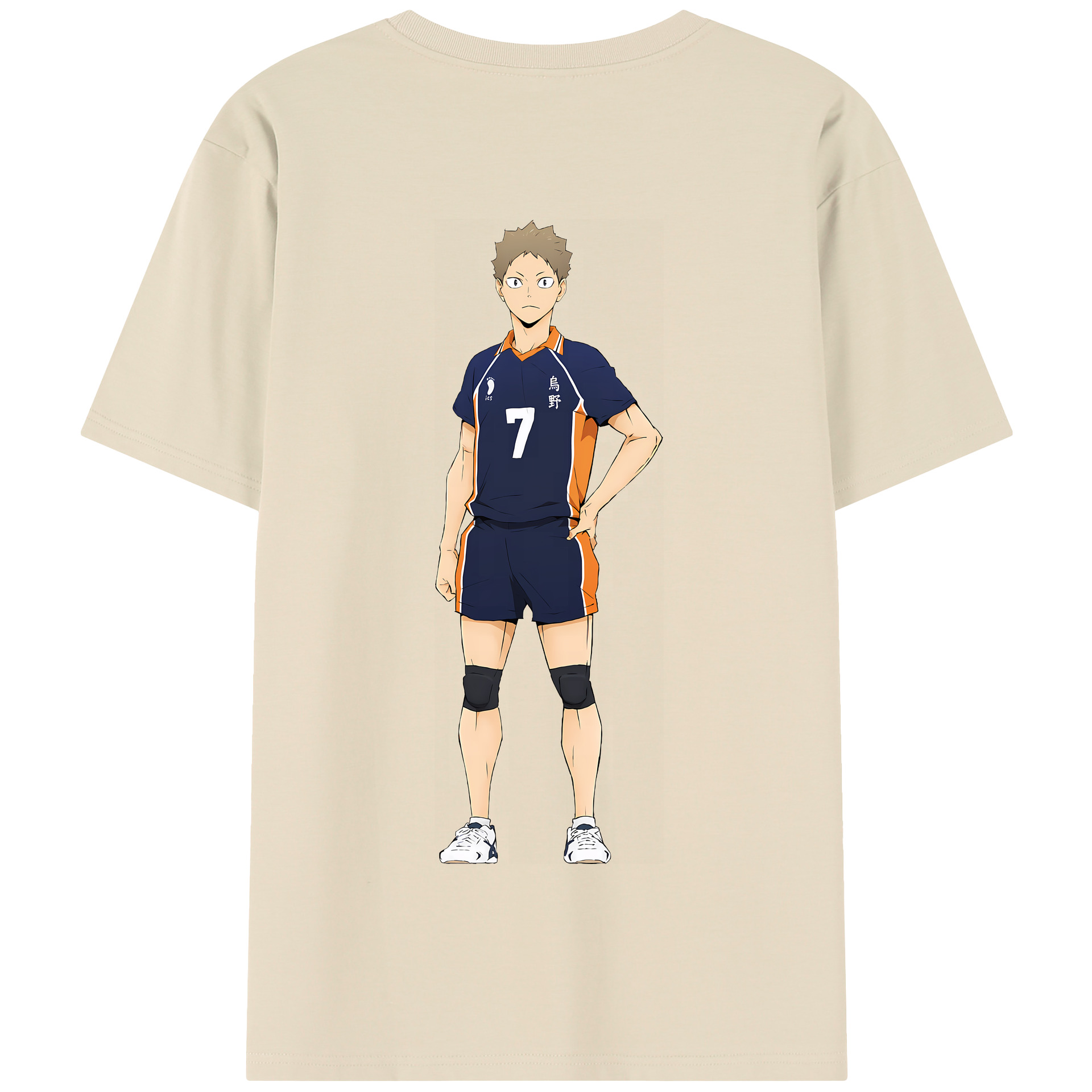 （画像用） ハイキュー!! Haikyu!! 綿100％半袖Tシャツ（背面プリント）