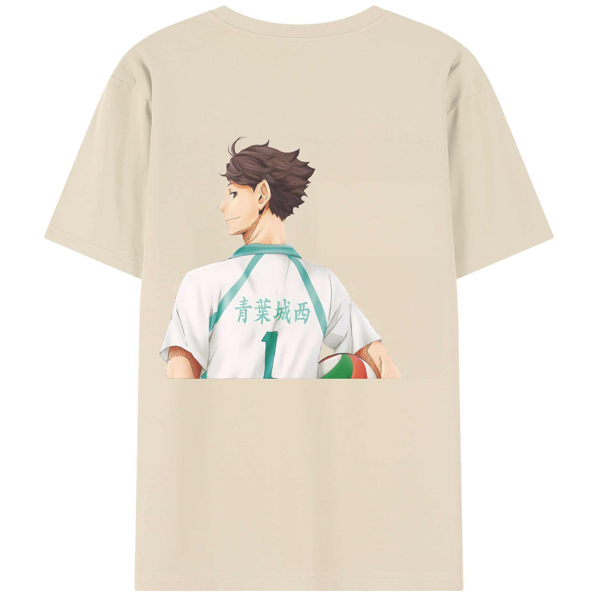 （画像用） ハイキュー!! Haikyu!! 綿100％半袖Tシャツ（背面プリント）