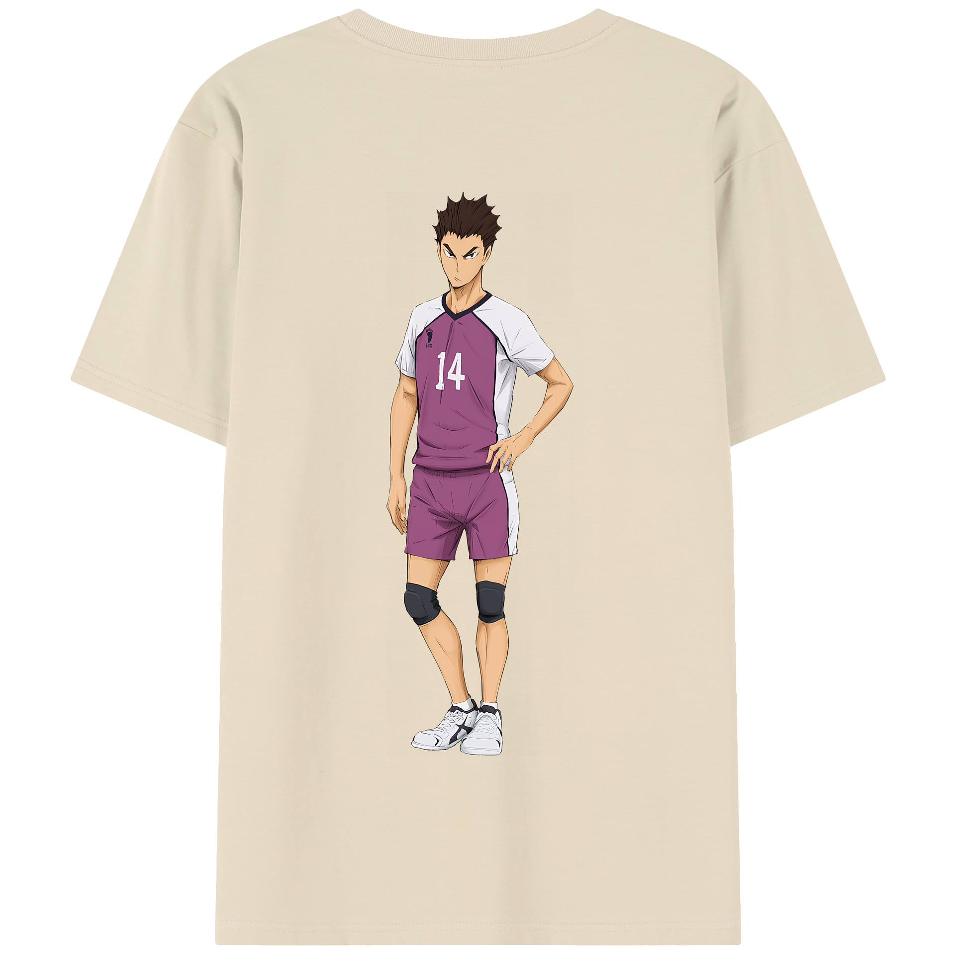 （画像用） ハイキュー!! Haikyu!! 綿100％半袖Tシャツ（背面プリント）
