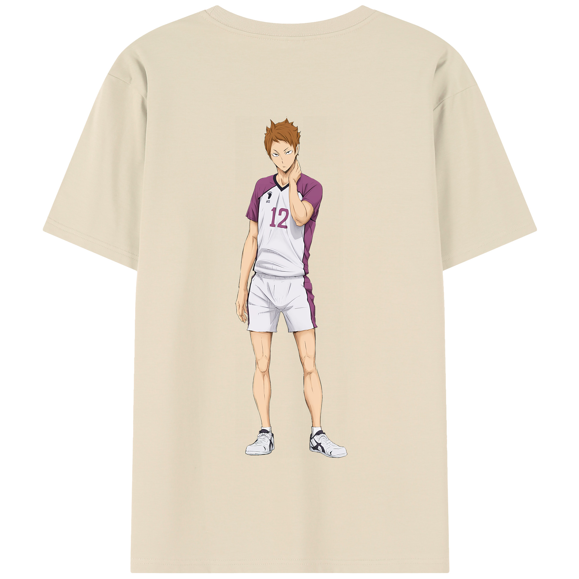 （画像用） ハイキュー!! Haikyu!! 綿100％半袖Tシャツ（背面プリント）
