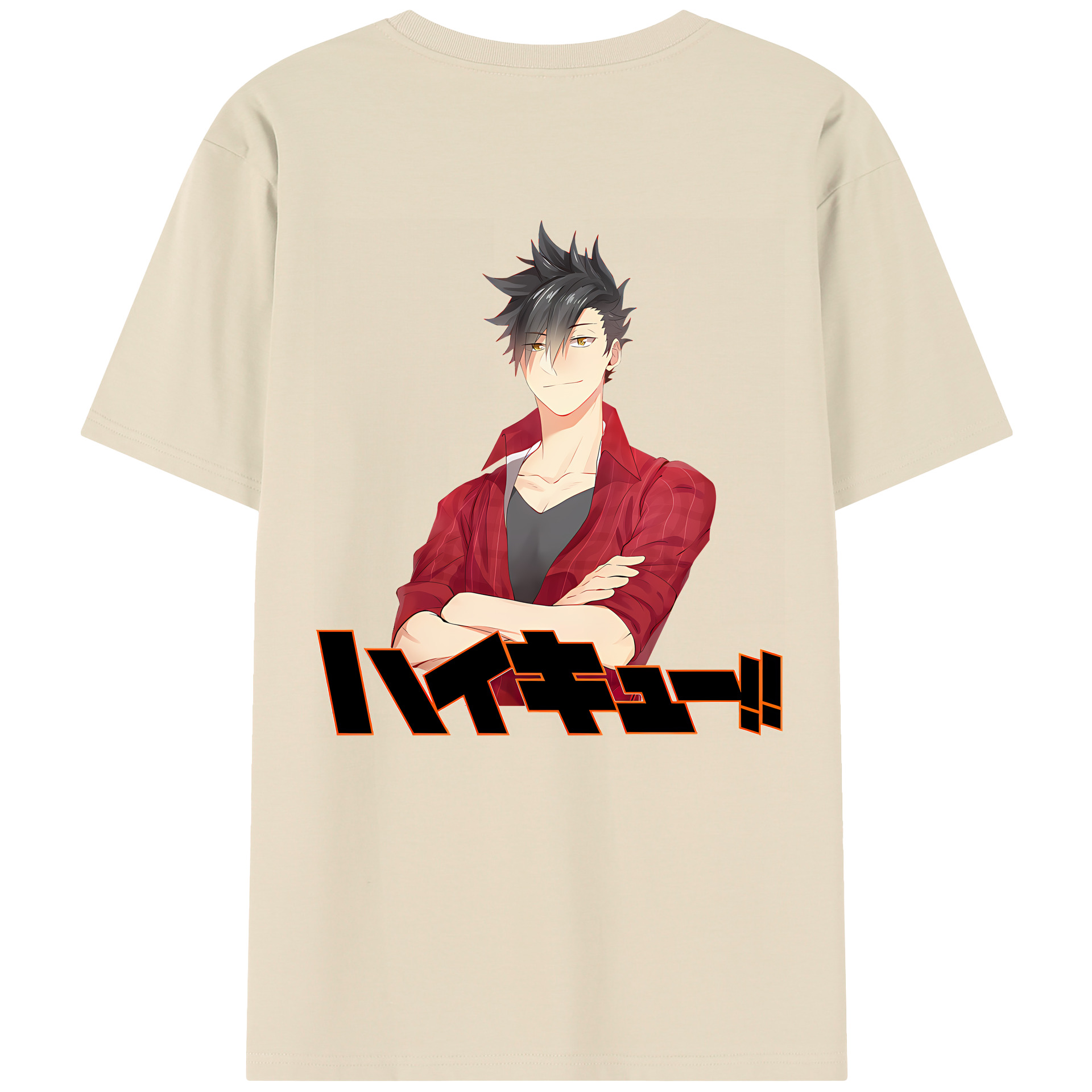 （画像用） ハイキュー!! Haikyu!! 綿100％半袖Tシャツ（背面プリント）