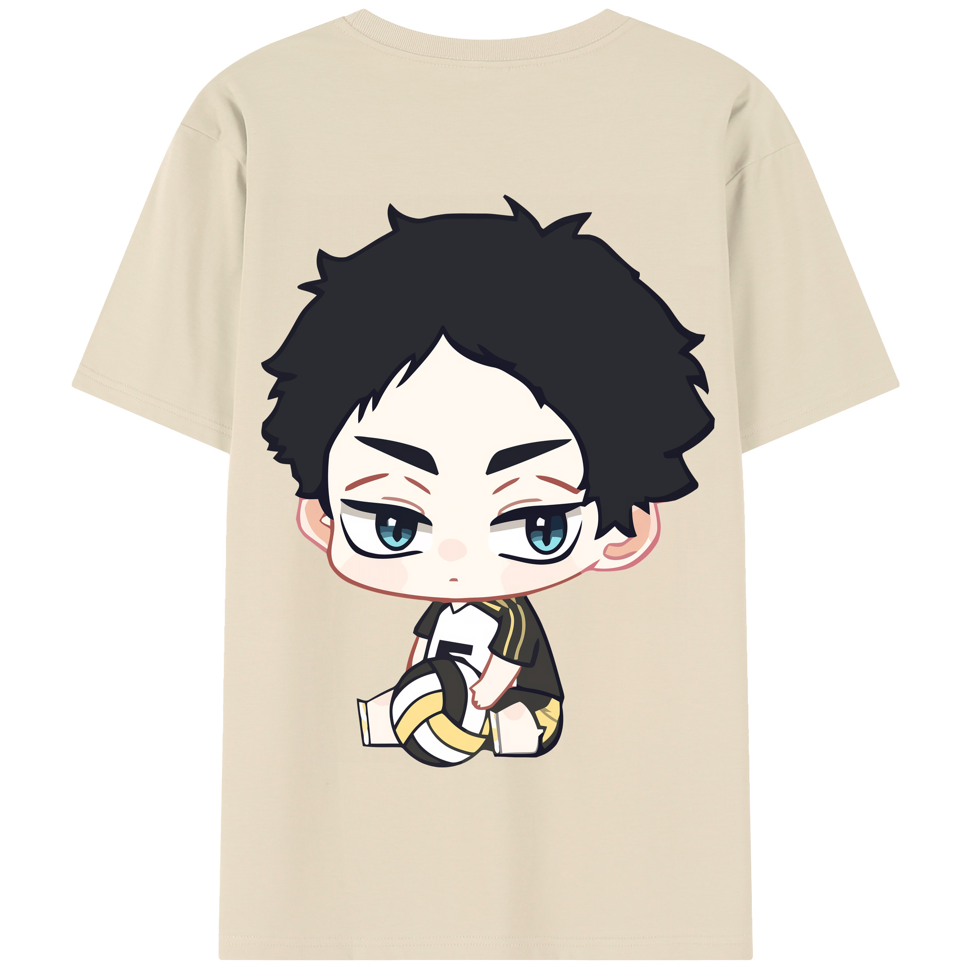 （画像用） ハイキュー!! Haikyu!! 綿100％半袖Tシャツ（背面プリント）