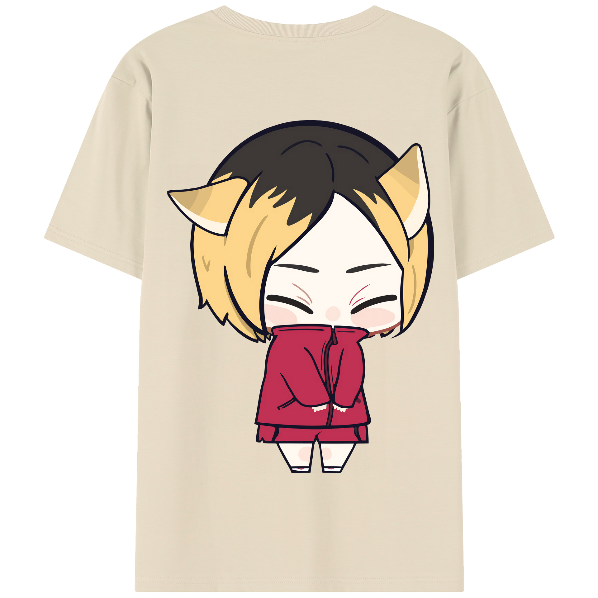 （画像用） ハイキュー!! Haikyu!! 綿100％半袖Tシャツ（背面プリント）