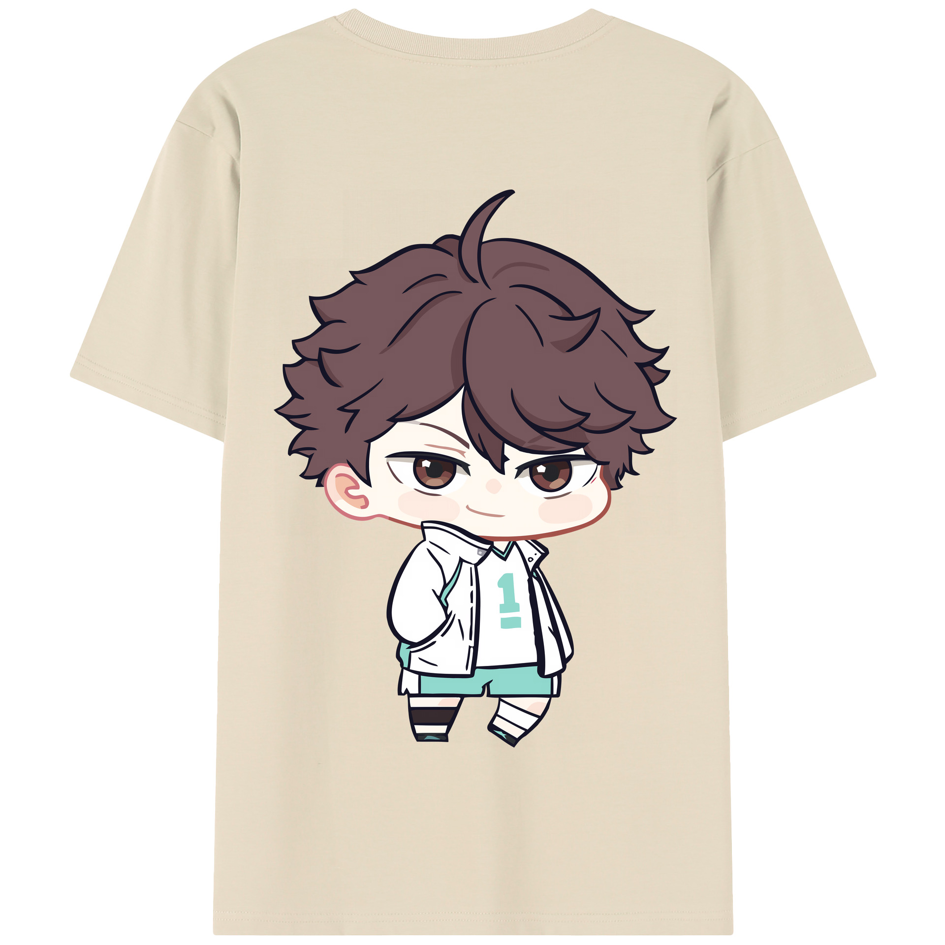 （画像用） ハイキュー!! Haikyu!! 綿100％半袖Tシャツ（背面プリント）