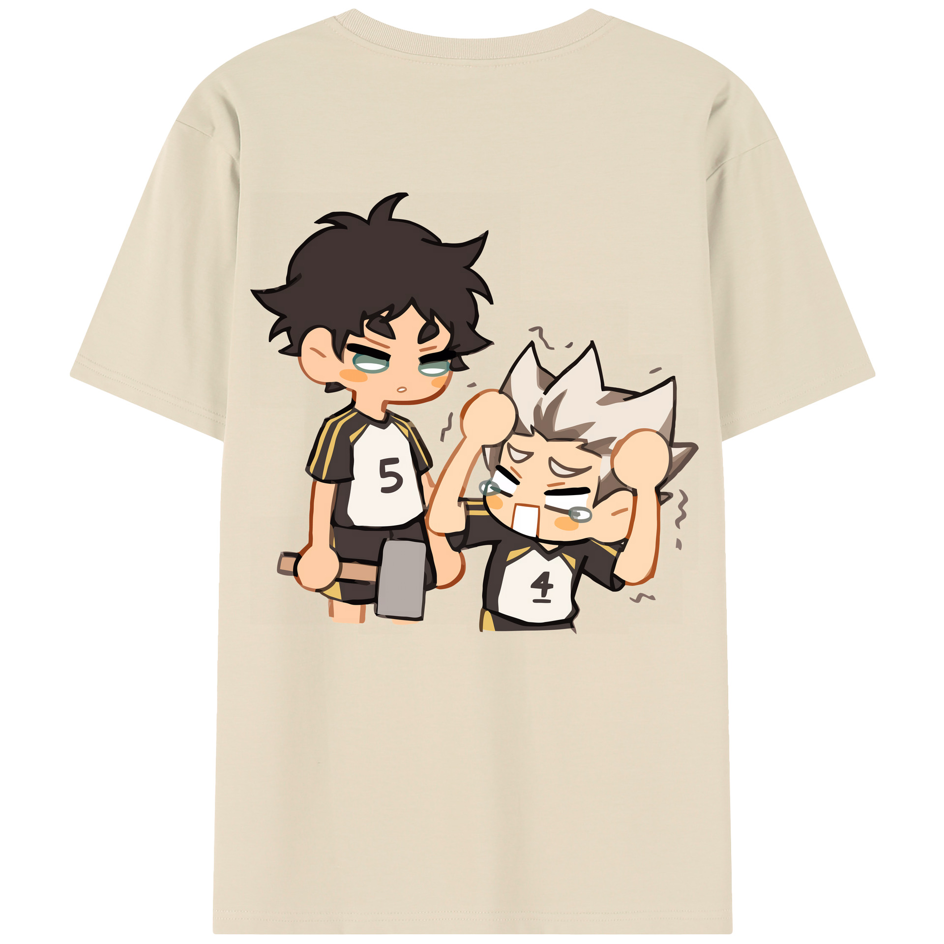 （画像用） ハイキュー!! Haikyu!! 綿100％半袖Tシャツ（背面プリント）