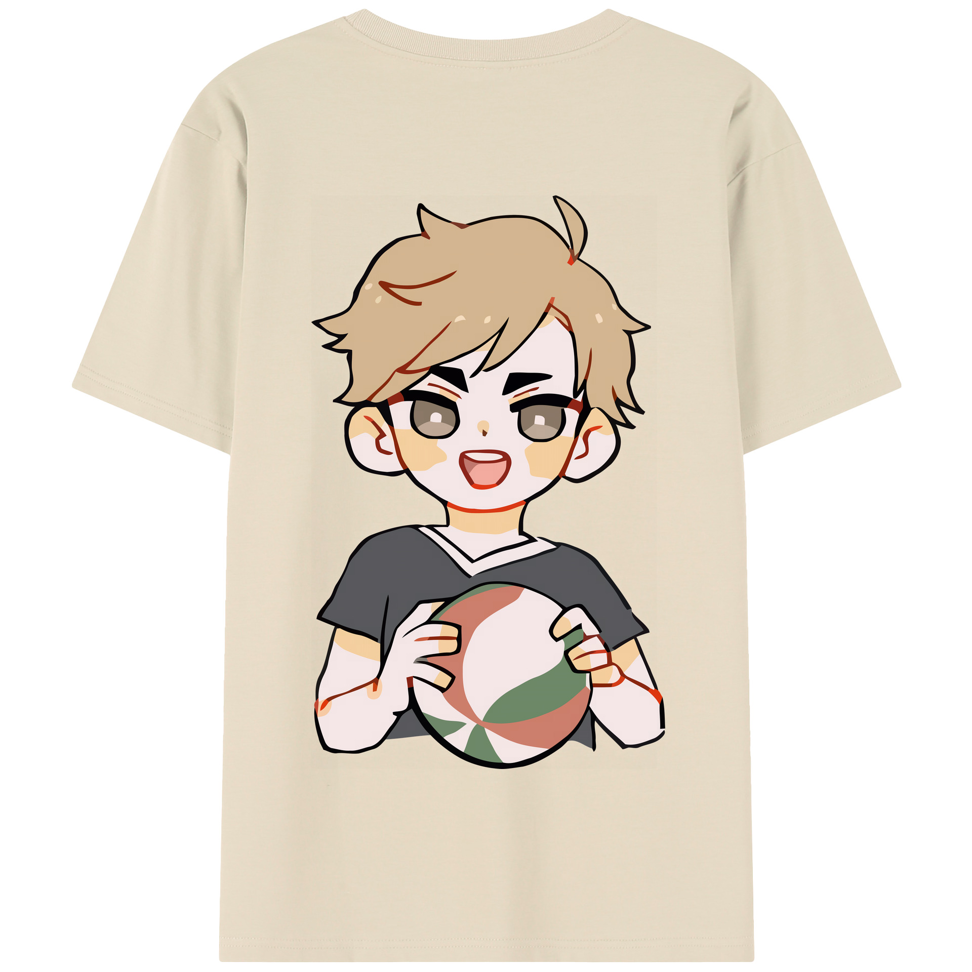 （画像用） ハイキュー!! Haikyu!! 綿100％半袖Tシャツ（背面プリント）