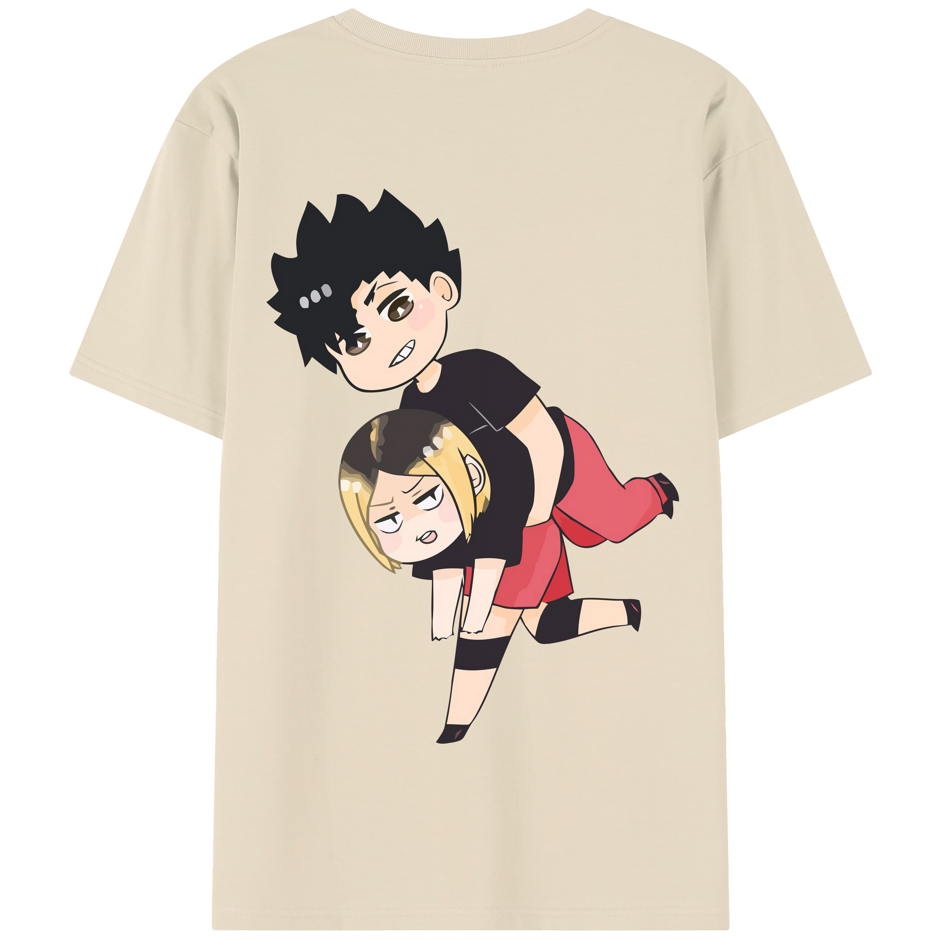 （画像用） ハイキュー!! Haikyu!! 綿100％半袖Tシャツ（背面プリント）