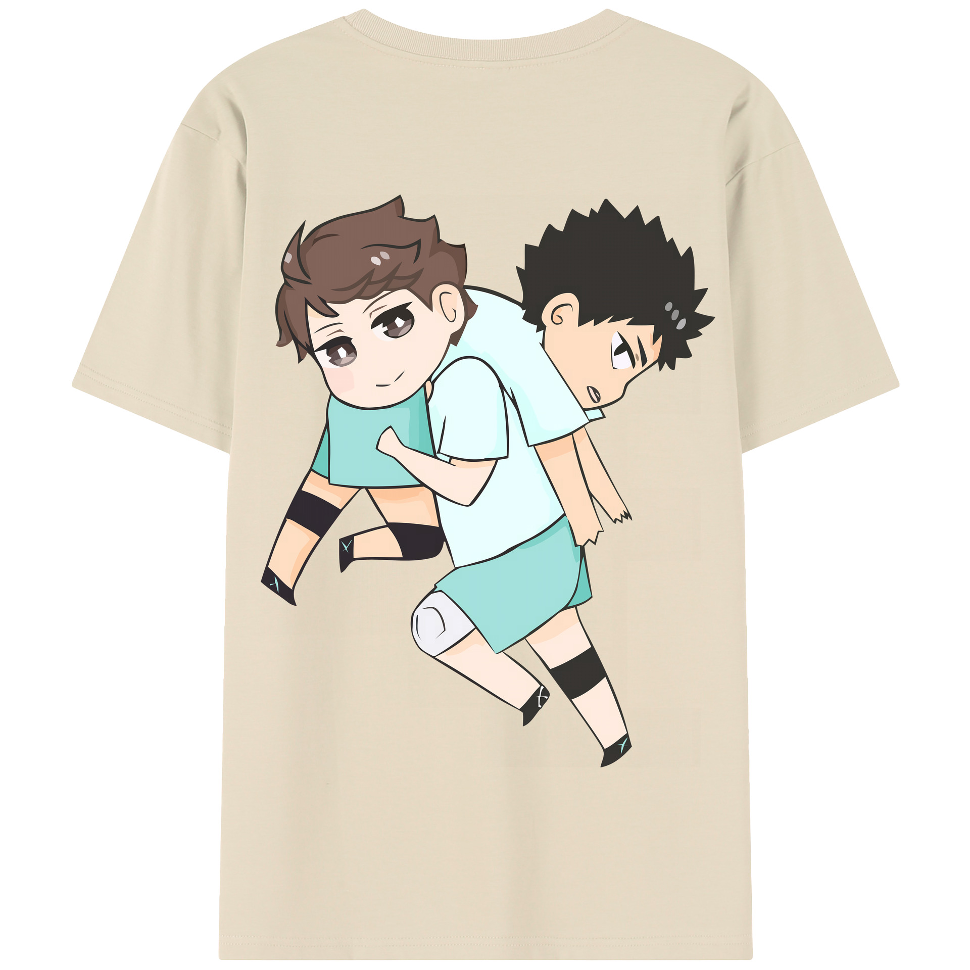 （画像用） ハイキュー!! Haikyu!! 綿100％半袖Tシャツ（背面プリント）
