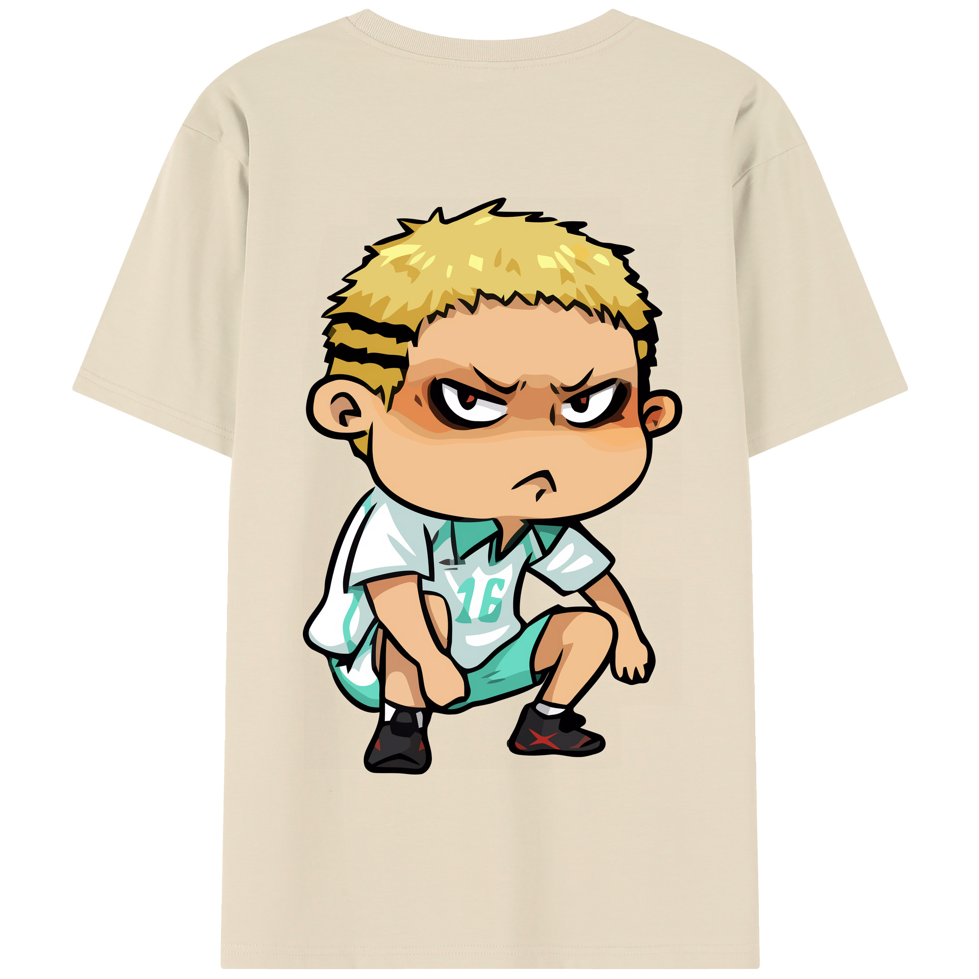 （画像用） ハイキュー!! Haikyu!! 綿100％半袖Tシャツ（背面プリント）