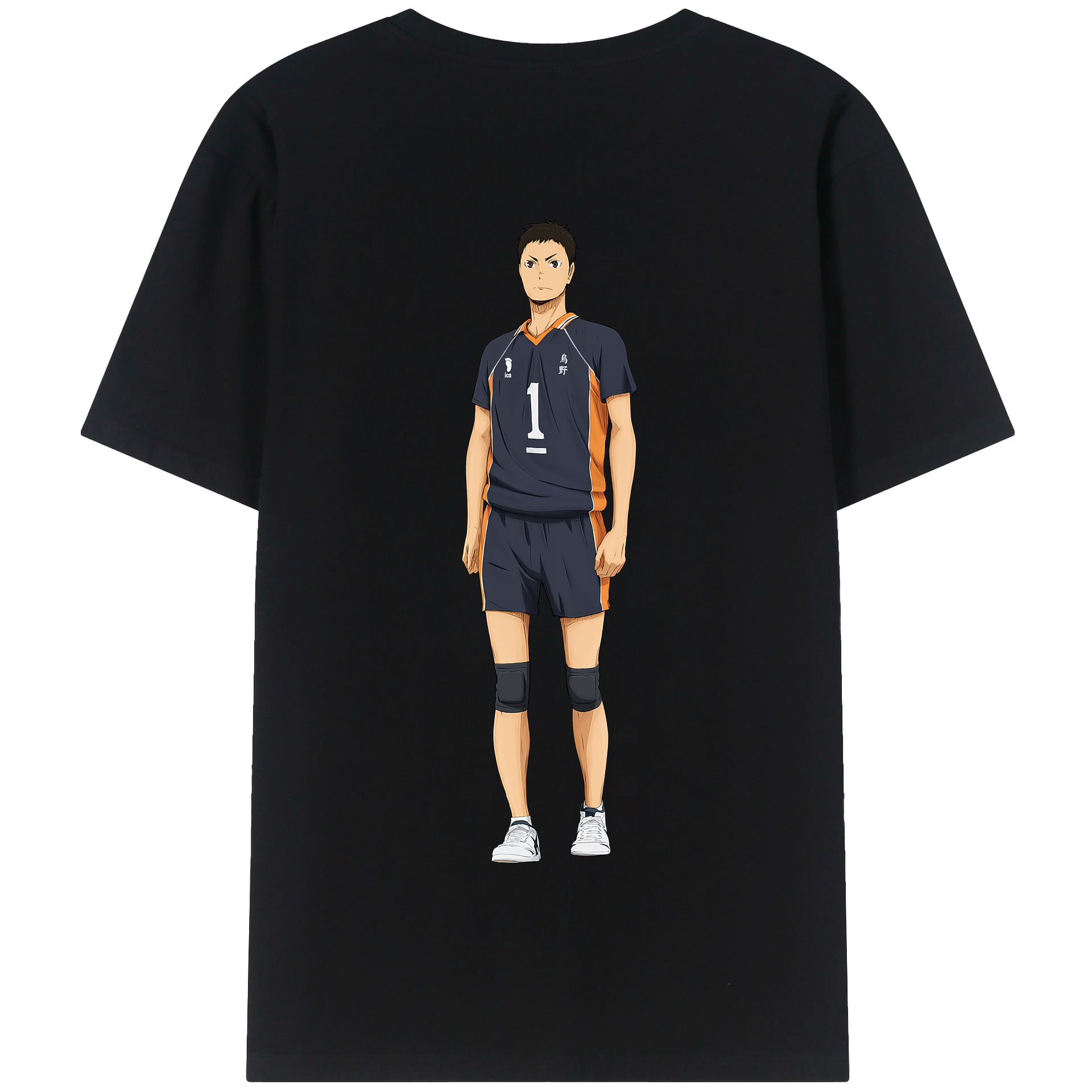 （画像用） ハイキュー!! Haikyu!! 綿100％半袖Tシャツ（背面プリント）