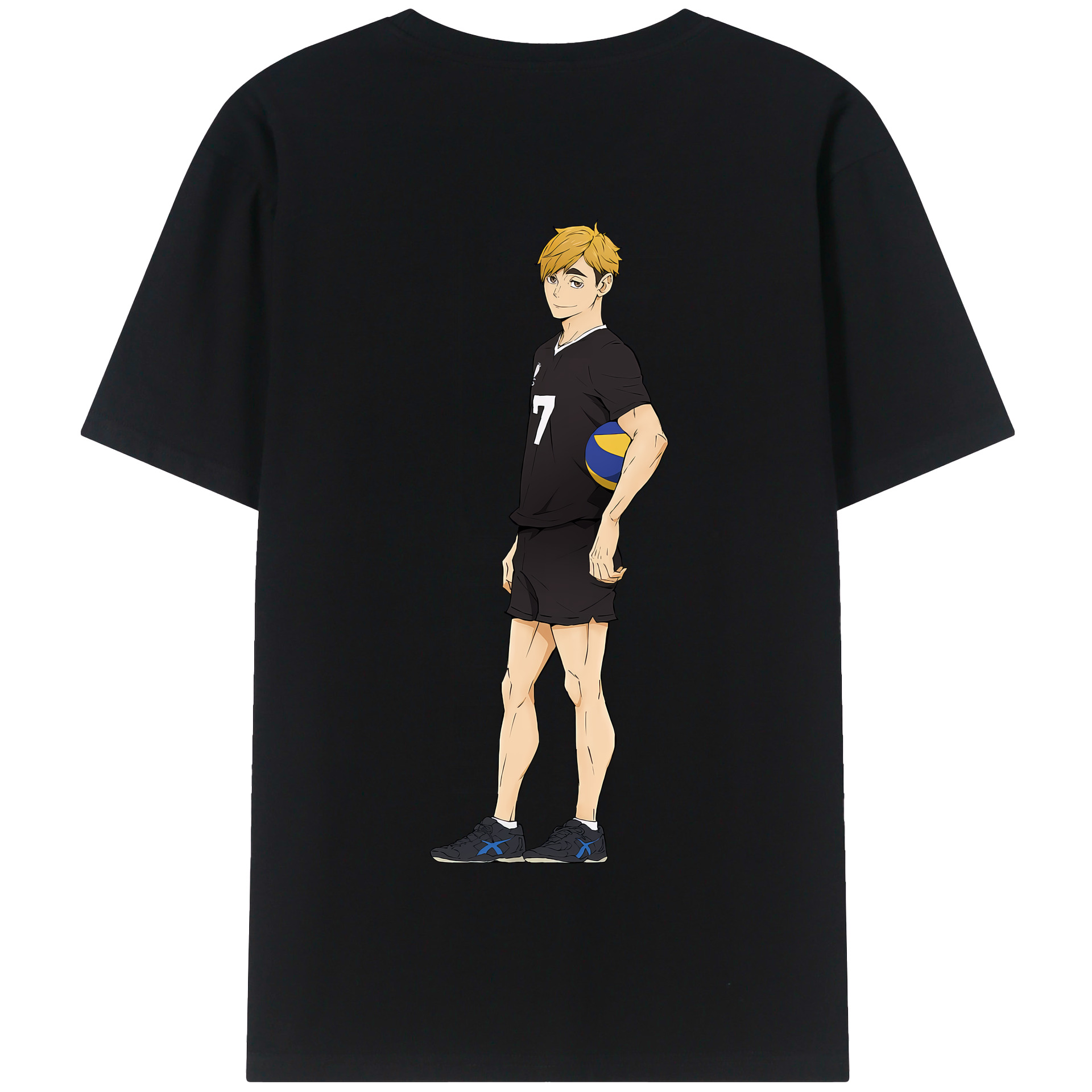 （画像用） ハイキュー!! Haikyu!! 綿100％半袖Tシャツ（背面プリント）