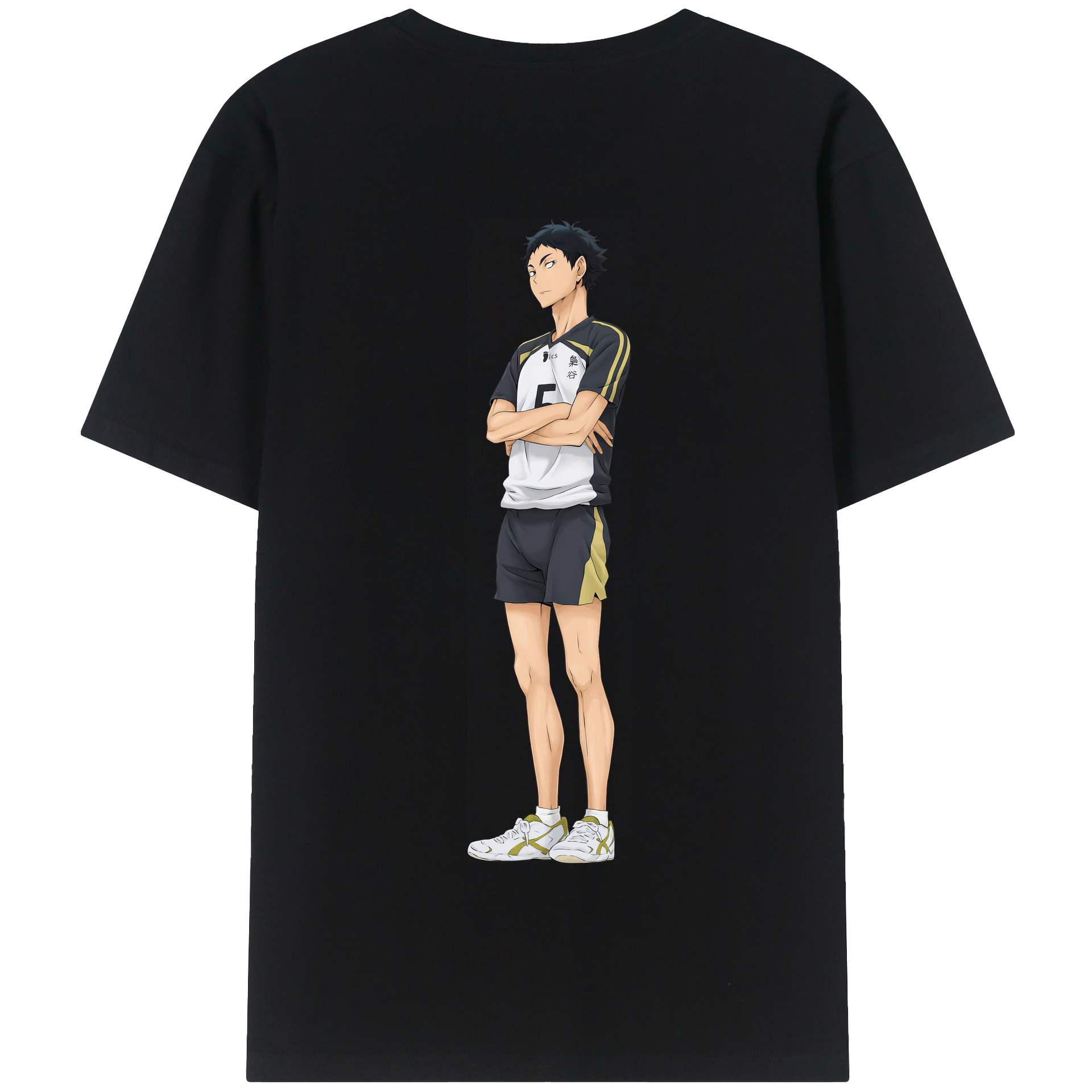 （画像用） ハイキュー!! Haikyu!! 綿100％半袖Tシャツ（背面プリント）