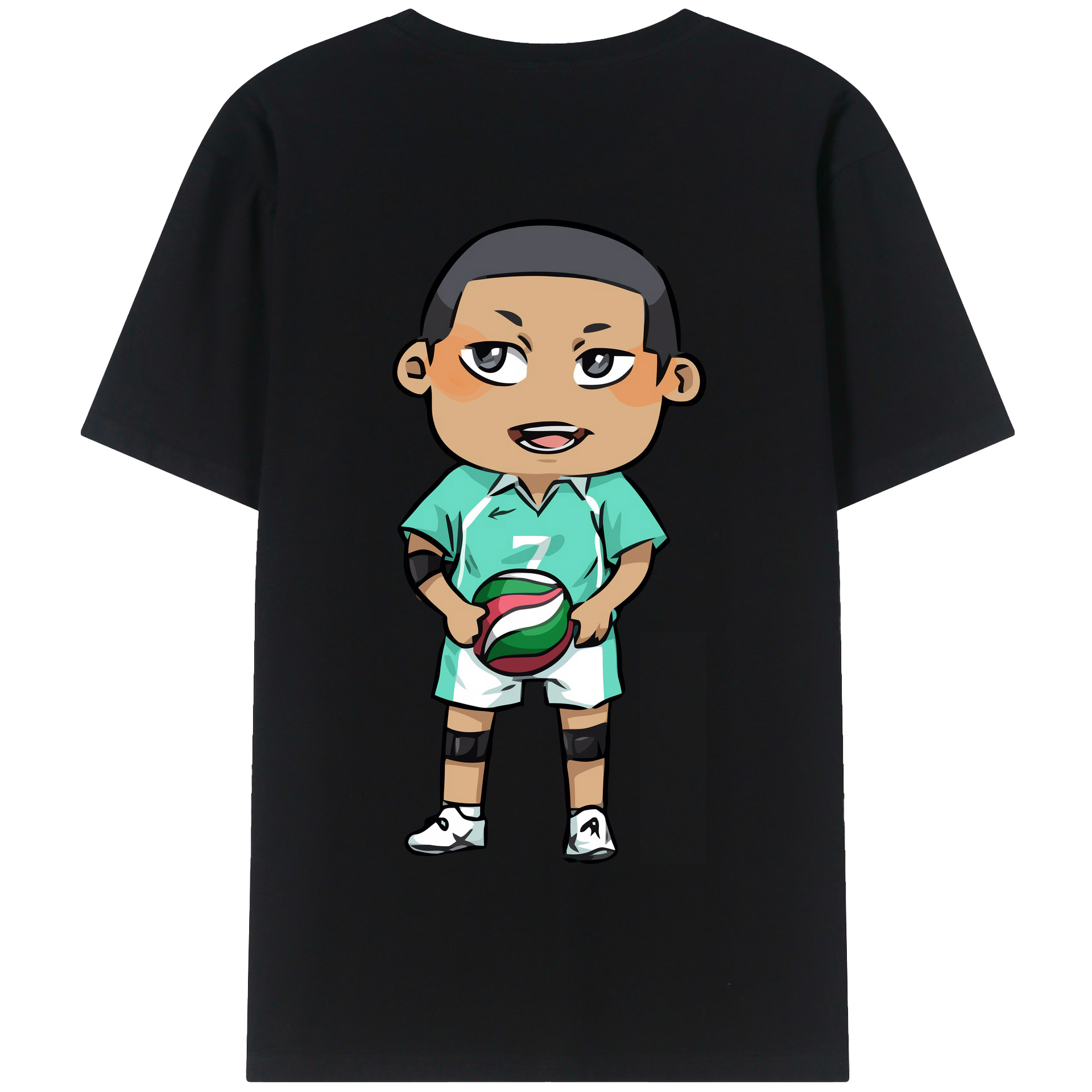 （画像用） ハイキュー!! Haikyu!! 綿100％半袖Tシャツ（背面プリント）