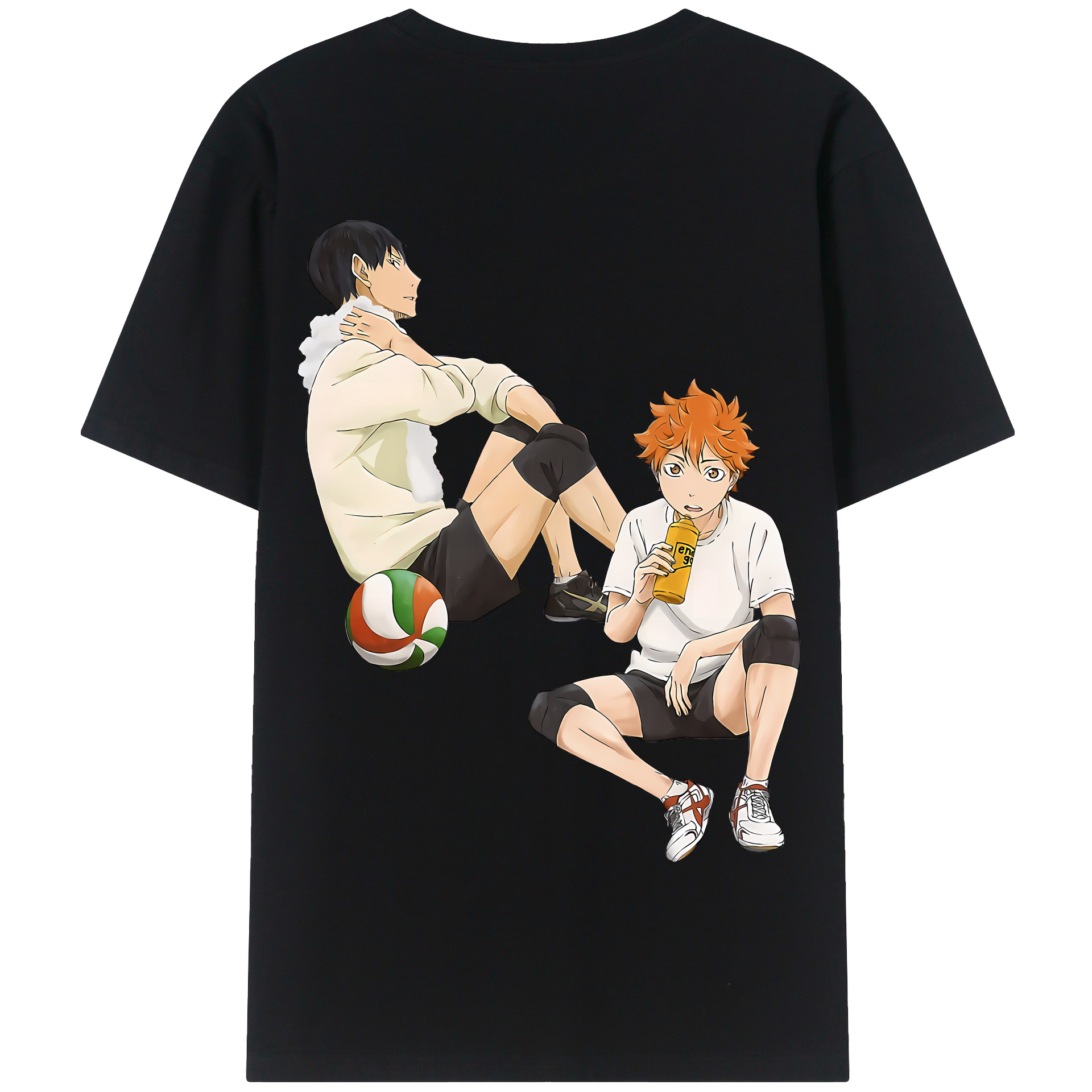 （画像用） ハイキュー!! Haikyu!! 綿100％半袖Tシャツ（背面プリント）