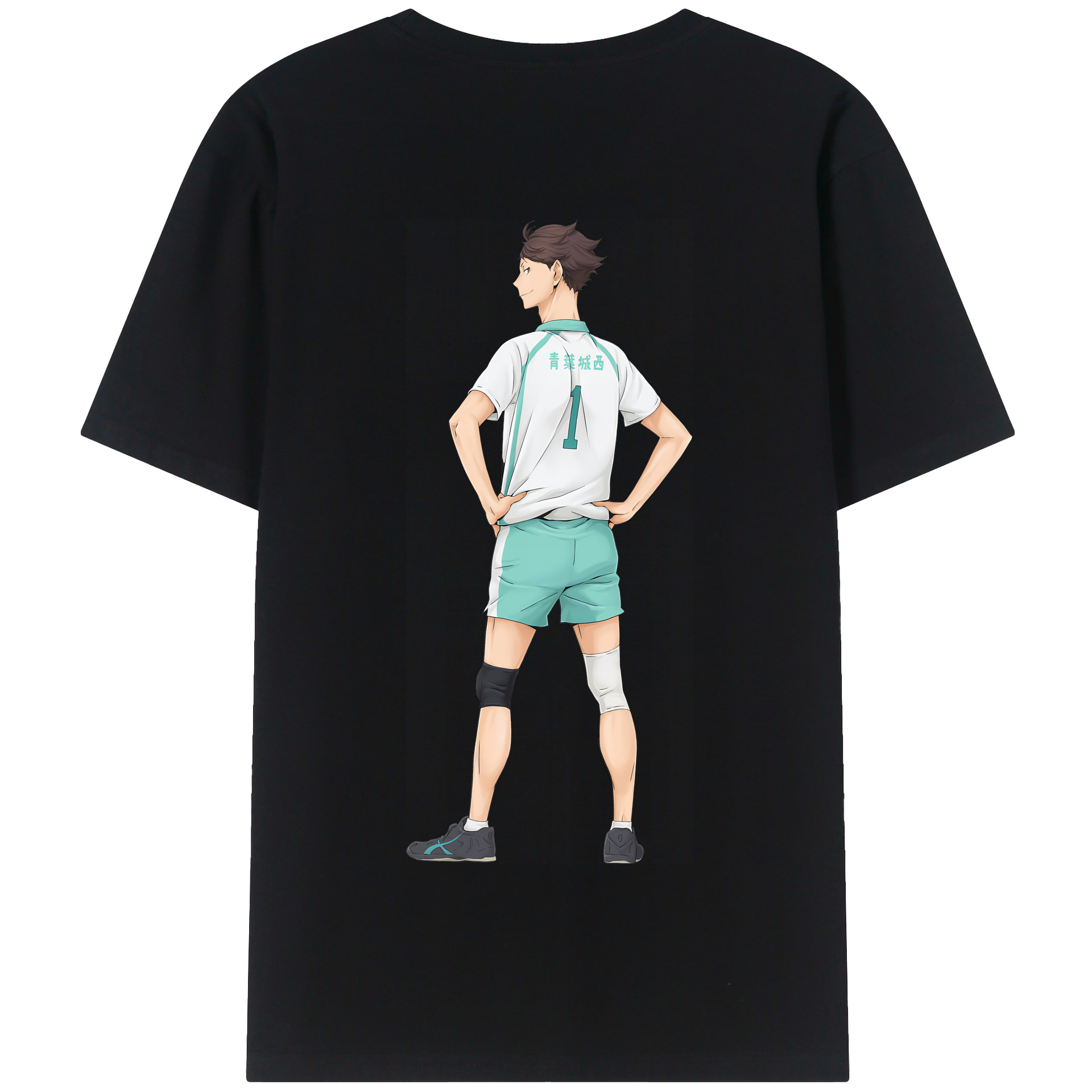 （画像用） ハイキュー!! Haikyu!! 綿100％半袖Tシャツ（背面プリント）