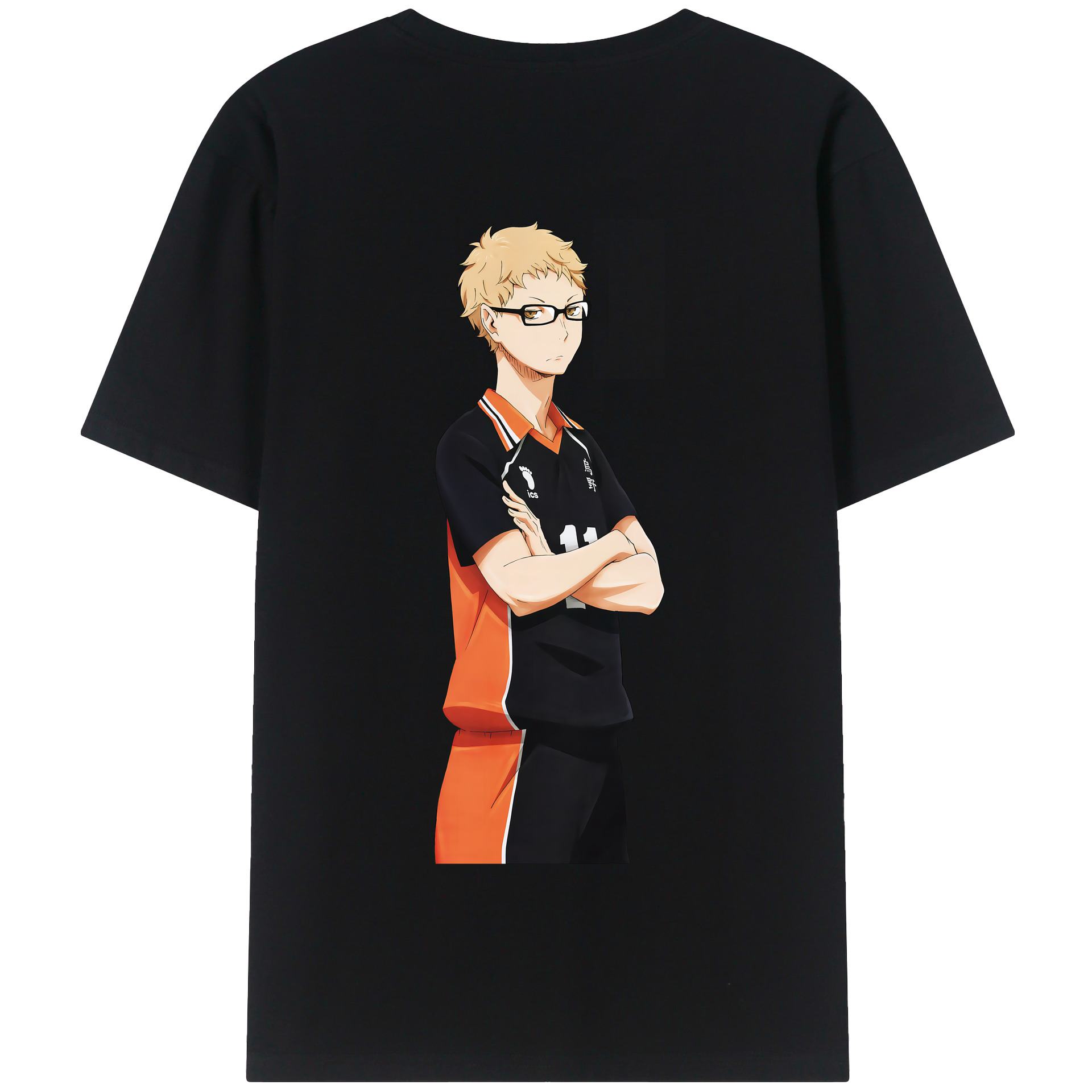（画像用） ハイキュー!! Haikyu!! 綿100％半袖Tシャツ（背面プリント）