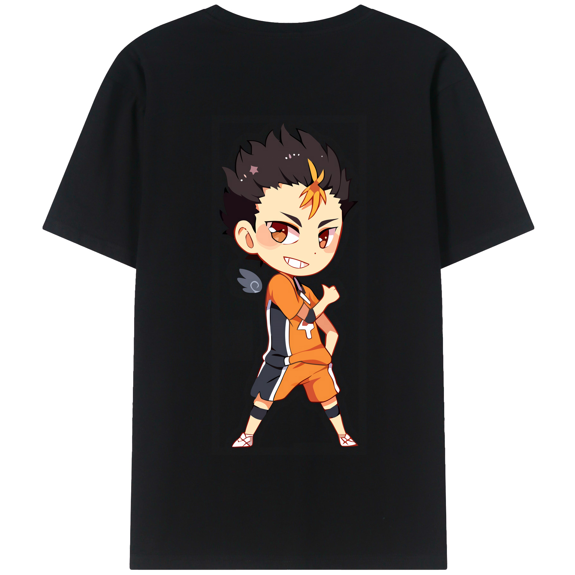（画像用） ハイキュー!! Haikyu!! 綿100％半袖Tシャツ（背面プリント）