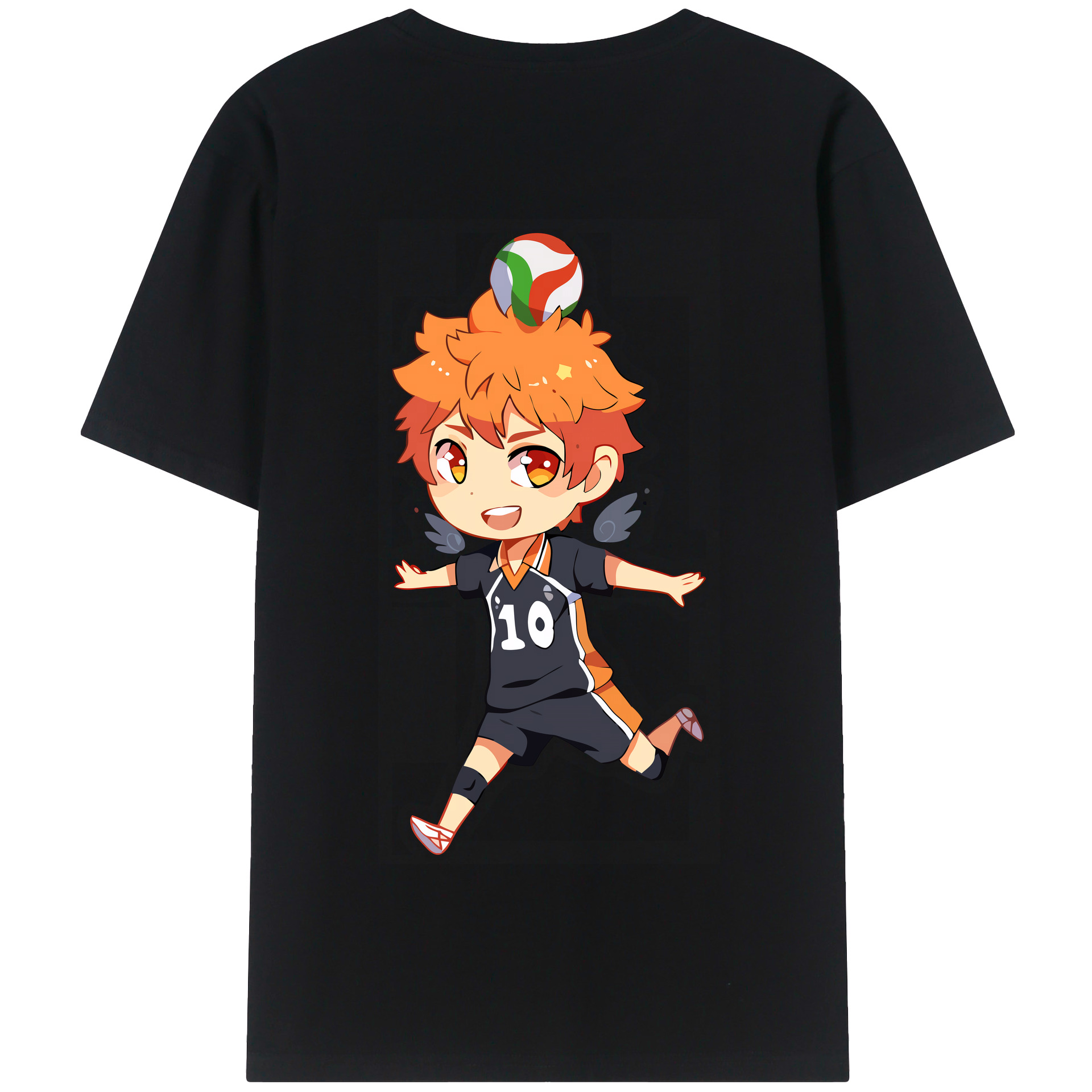 （画像用） ハイキュー!! Haikyu!! 綿100％半袖Tシャツ（背面プリント）
