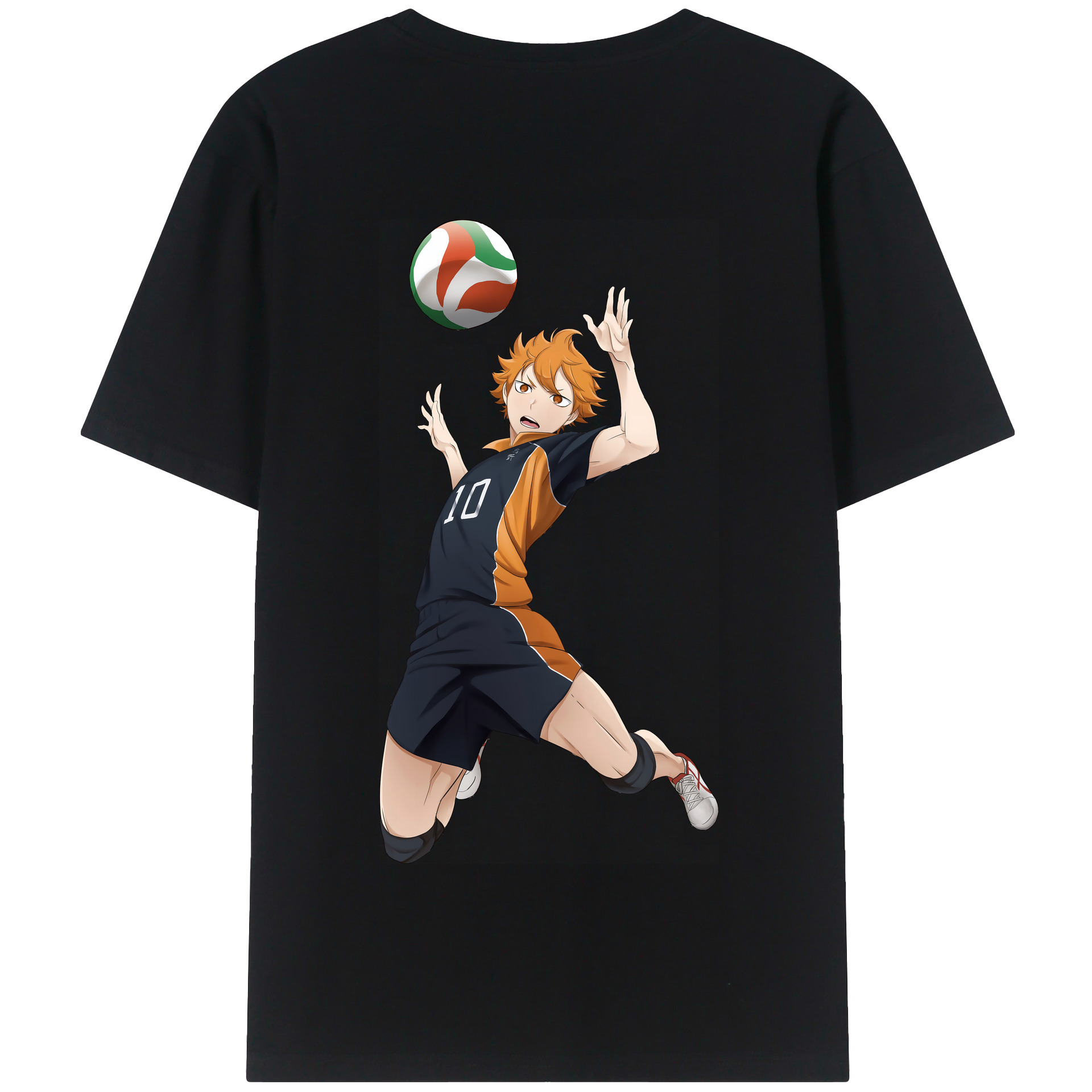 （画像用） ハイキュー!! Haikyu!! 綿100％半袖Tシャツ（背面プリント）