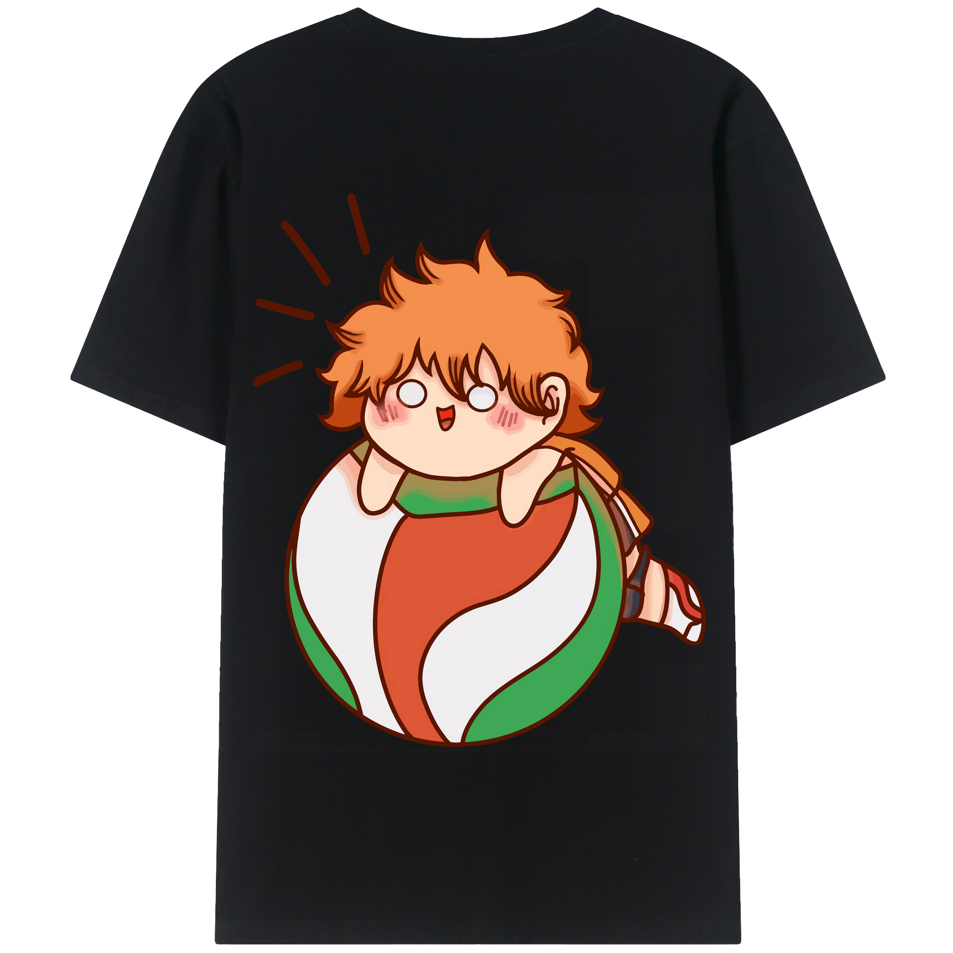 （画像用） ハイキュー!! Haikyu!! 綿100％半袖Tシャツ（背面プリント）