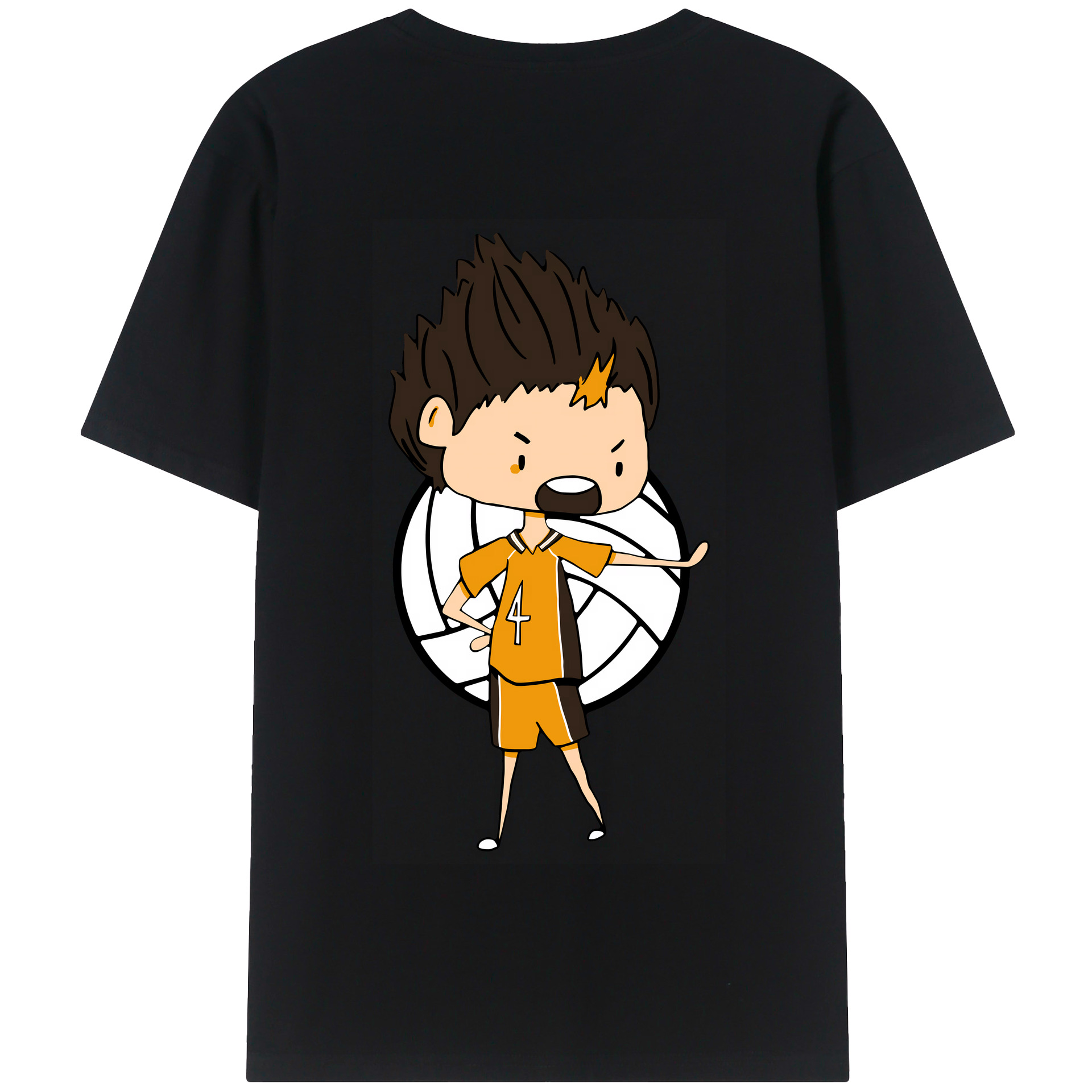 （画像用） ハイキュー!! Haikyu!! 綿100％半袖Tシャツ（背面プリント）