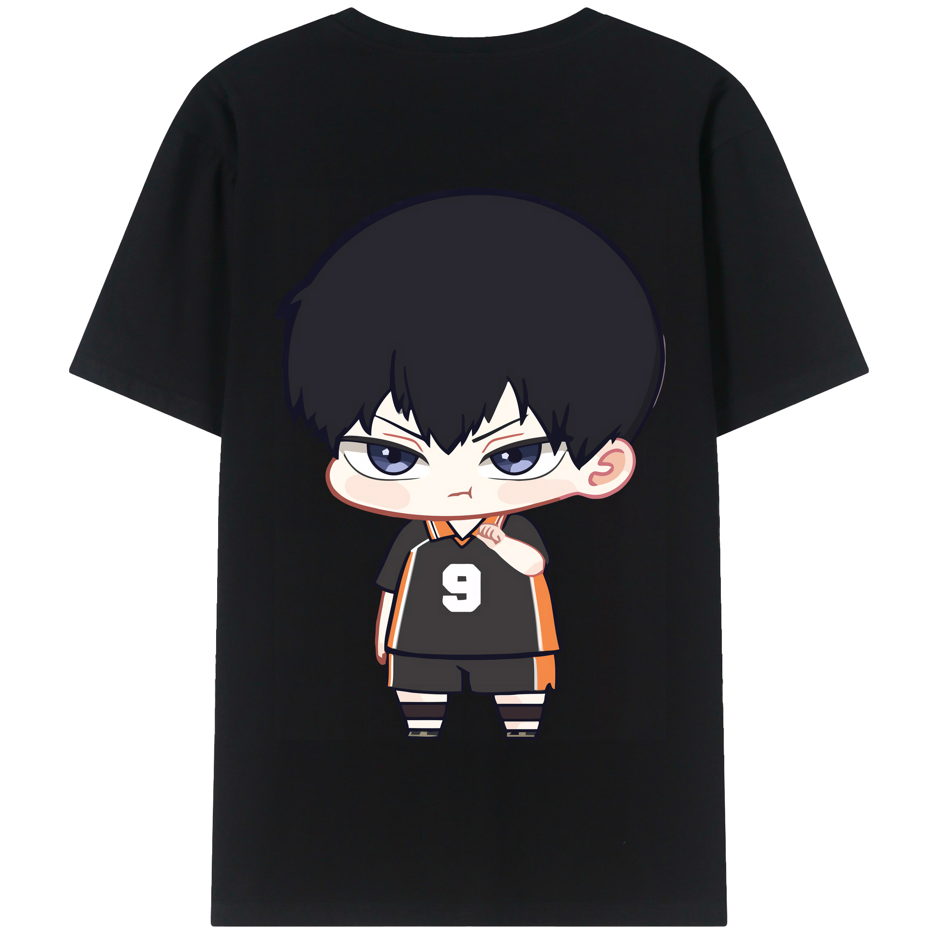 （画像用） ハイキュー!! Haikyu!! 綿100％半袖Tシャツ（背面プリント）