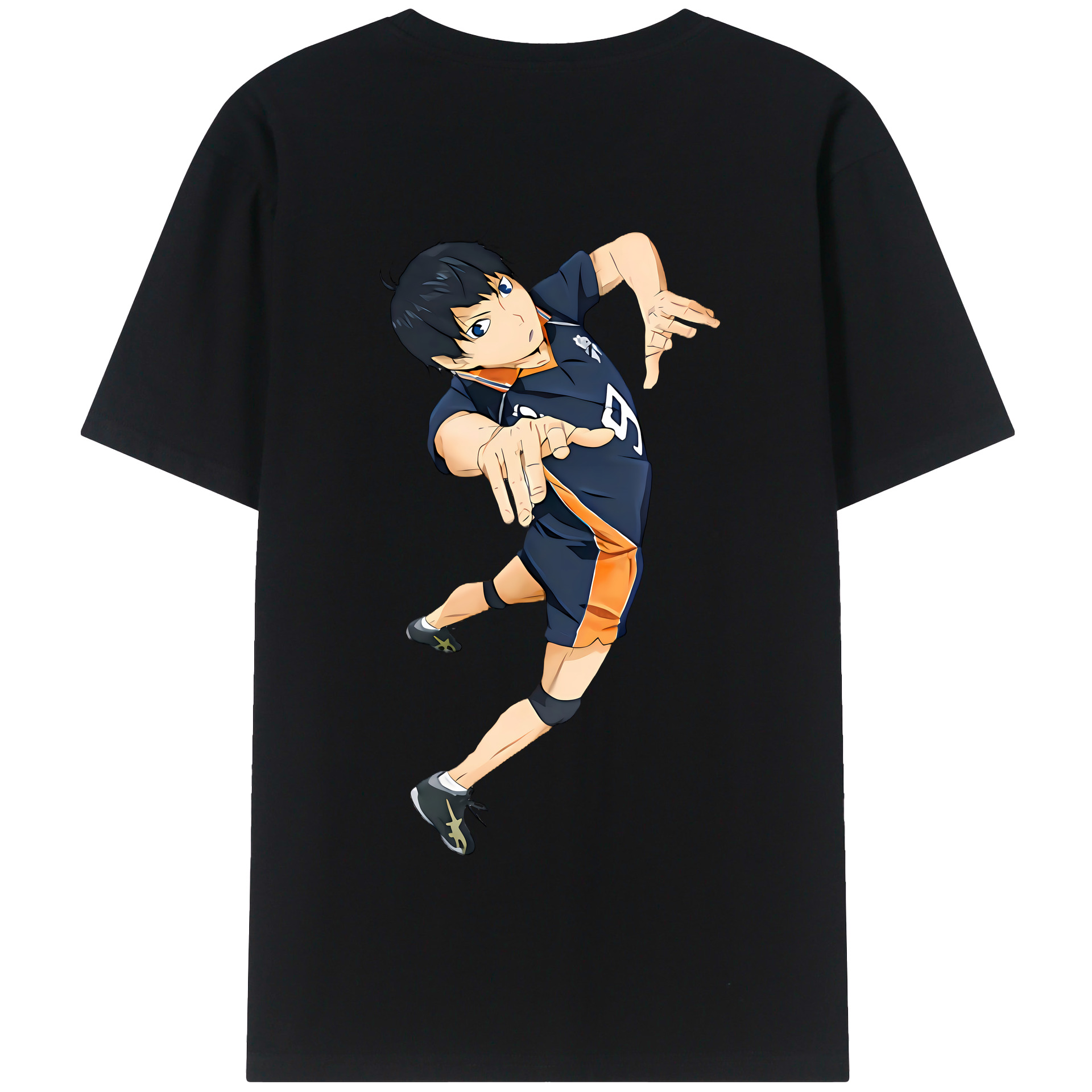 （画像用） ハイキュー!! Haikyu!! 綿100％半袖Tシャツ（背面プリント）