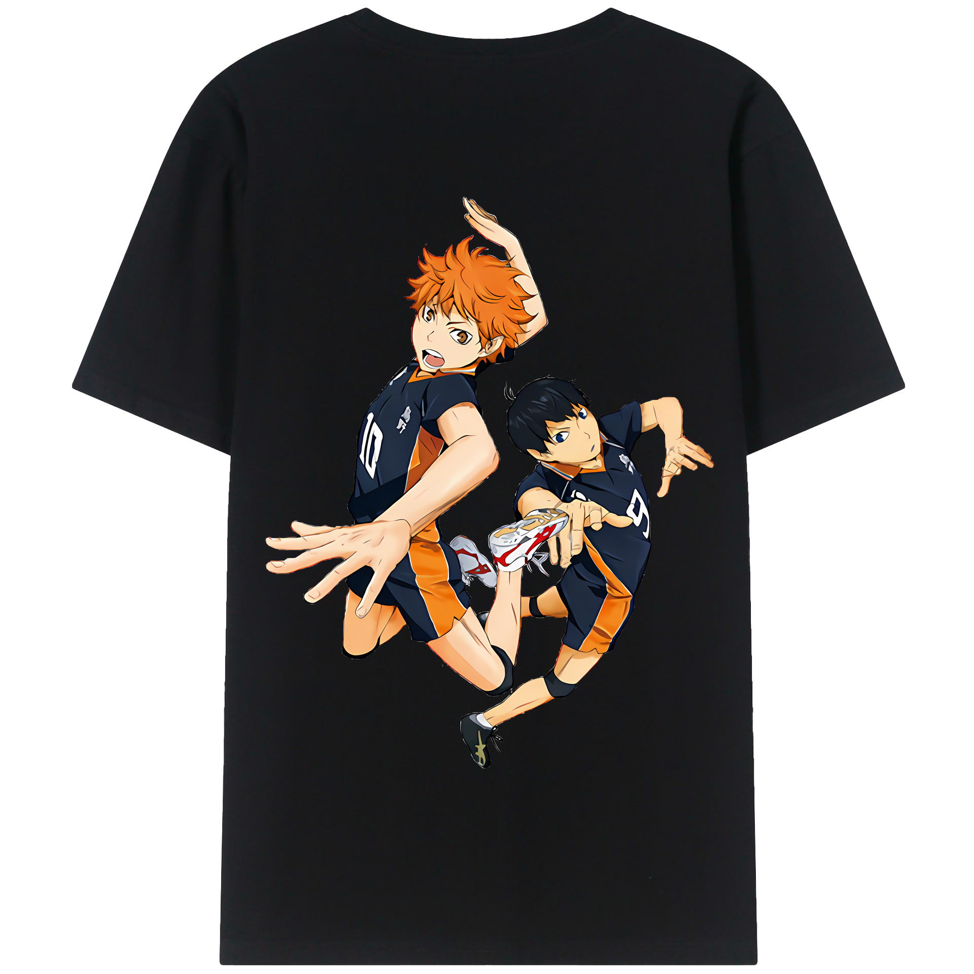 （画像用） ハイキュー!! Haikyu!! 綿100％半袖Tシャツ（背面プリント）