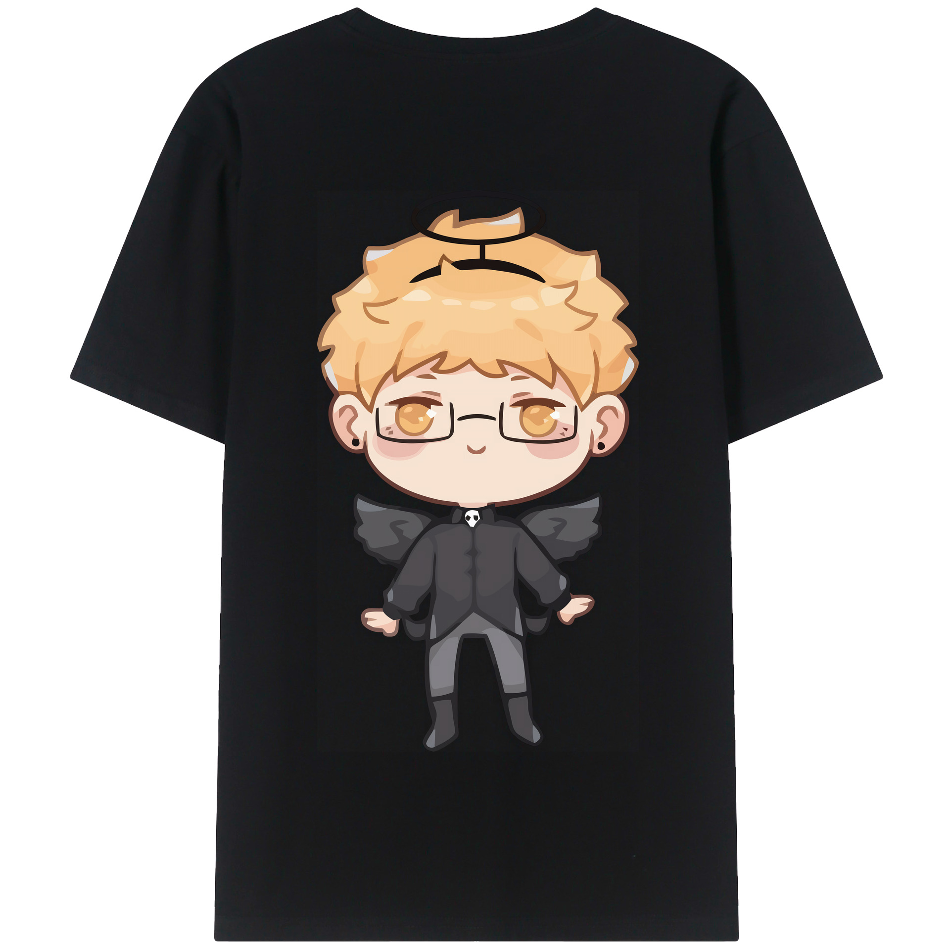 （画像用） ハイキュー!! Haikyu!! 綿100％半袖Tシャツ（背面プリント）