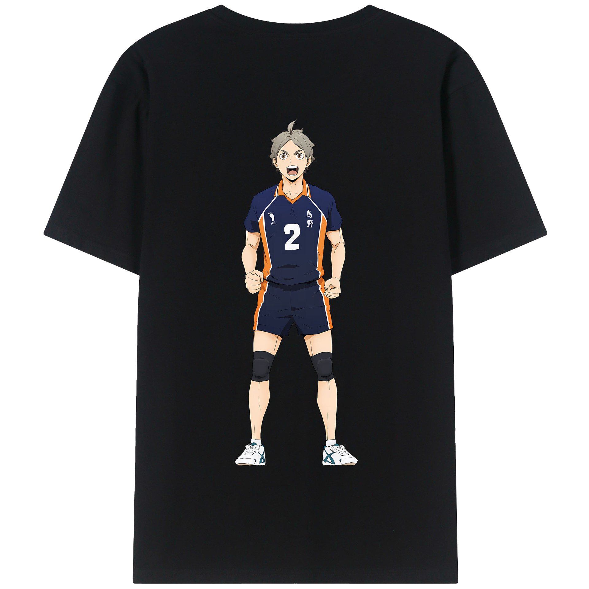（画像用） ハイキュー!! Haikyu!! 綿100％半袖Tシャツ（背面プリント）