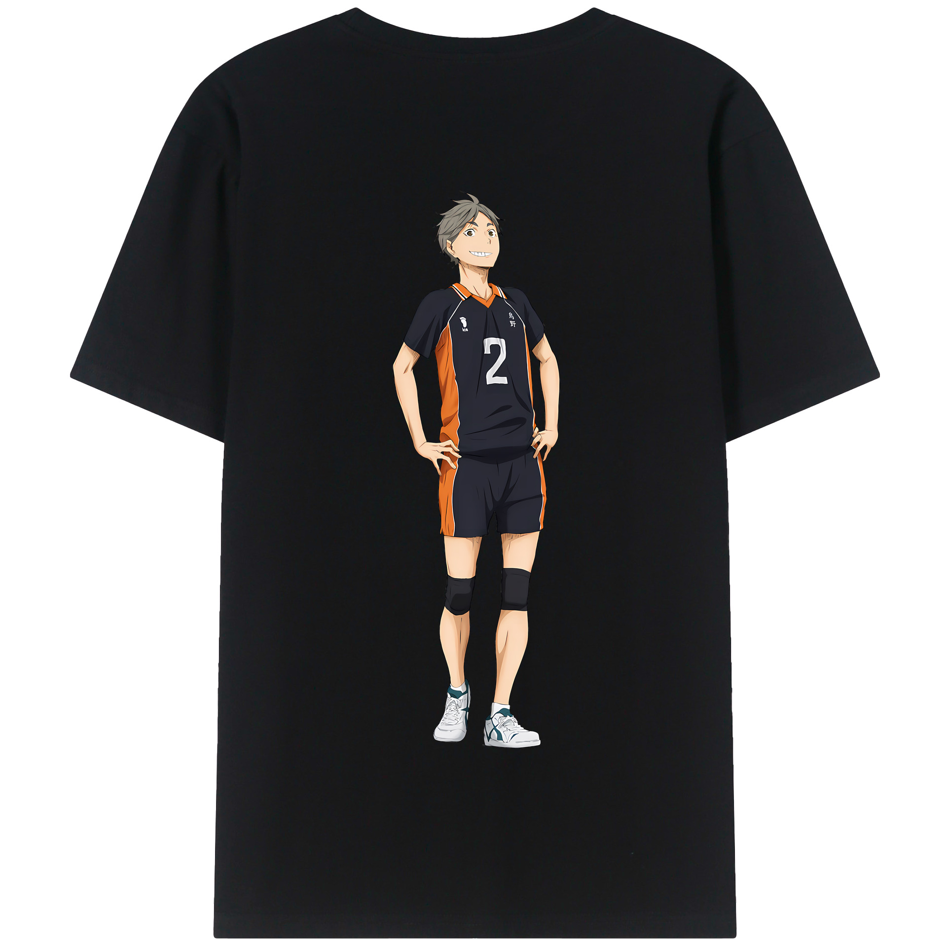 （画像用） ハイキュー!! Haikyu!! 綿100％半袖Tシャツ（背面プリント）