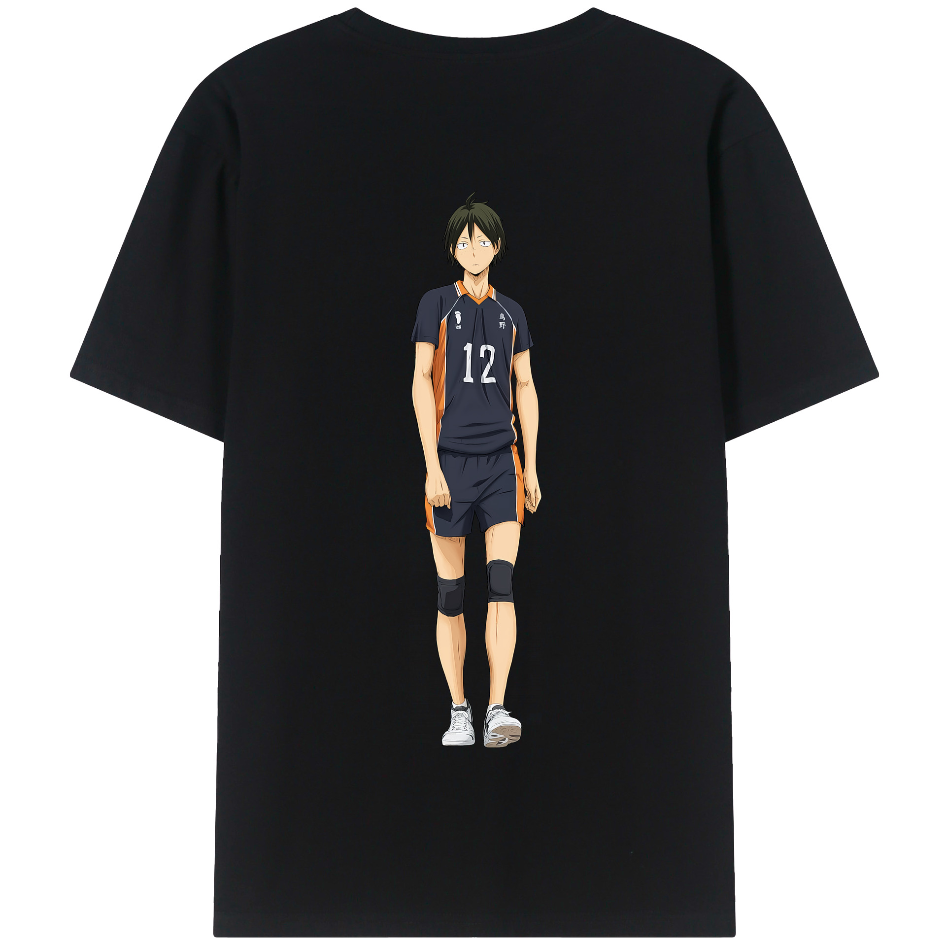 （画像用） ハイキュー!! Haikyu!! 綿100％半袖Tシャツ（背面プリント）