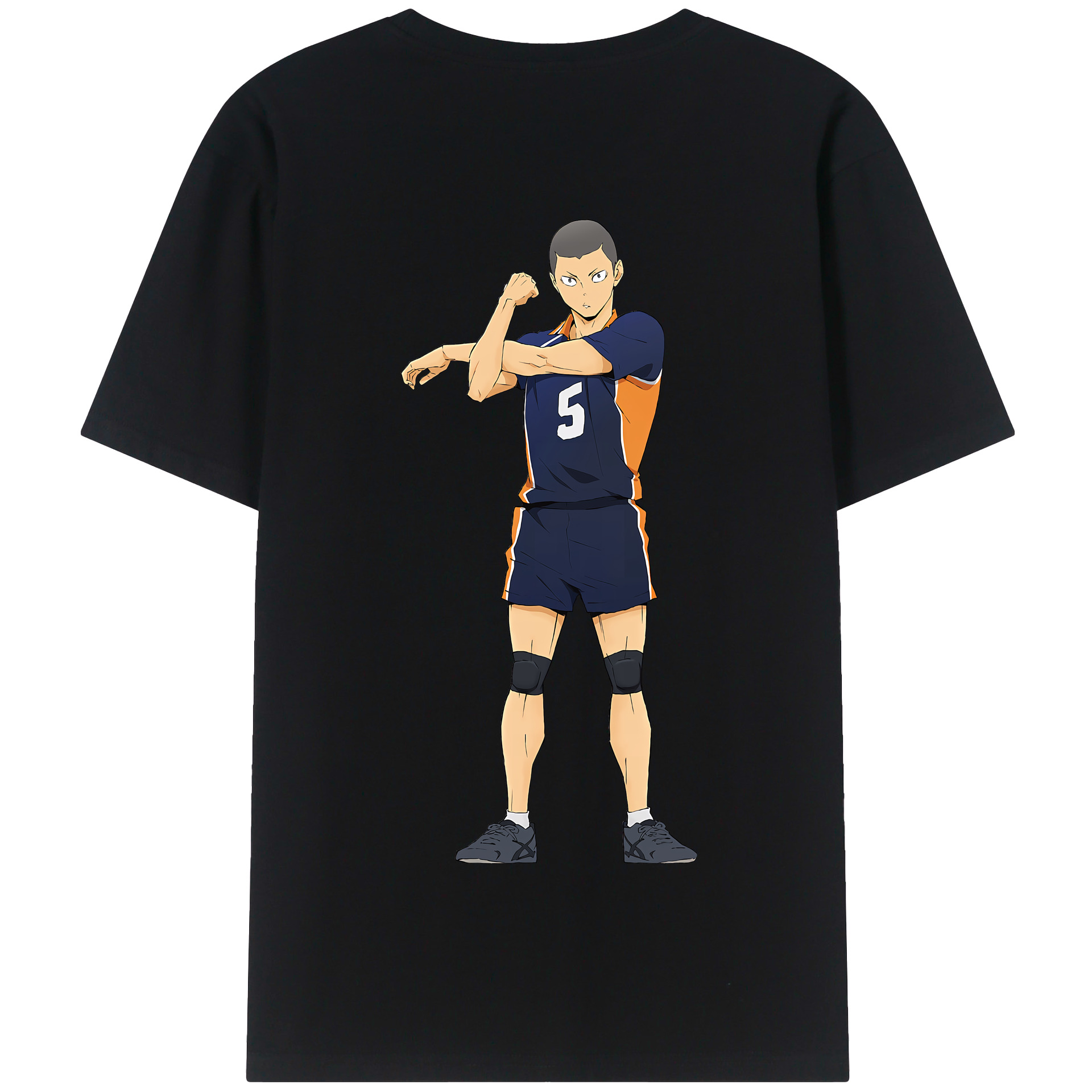 （画像用） ハイキュー!! Haikyu!! 綿100％半袖Tシャツ（背面プリント）