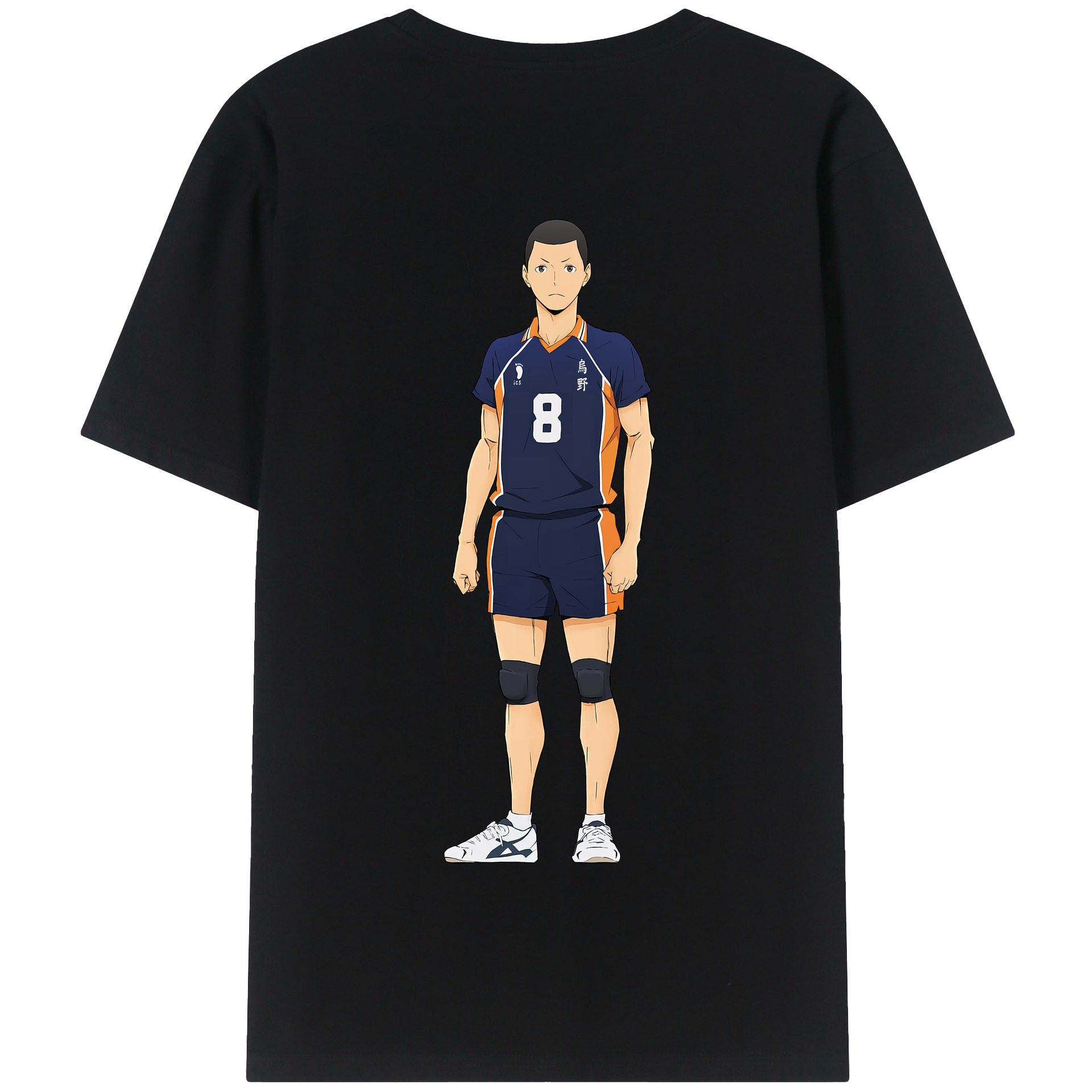 （画像用） ハイキュー!! Haikyu!! 綿100％半袖Tシャツ（背面プリント）
