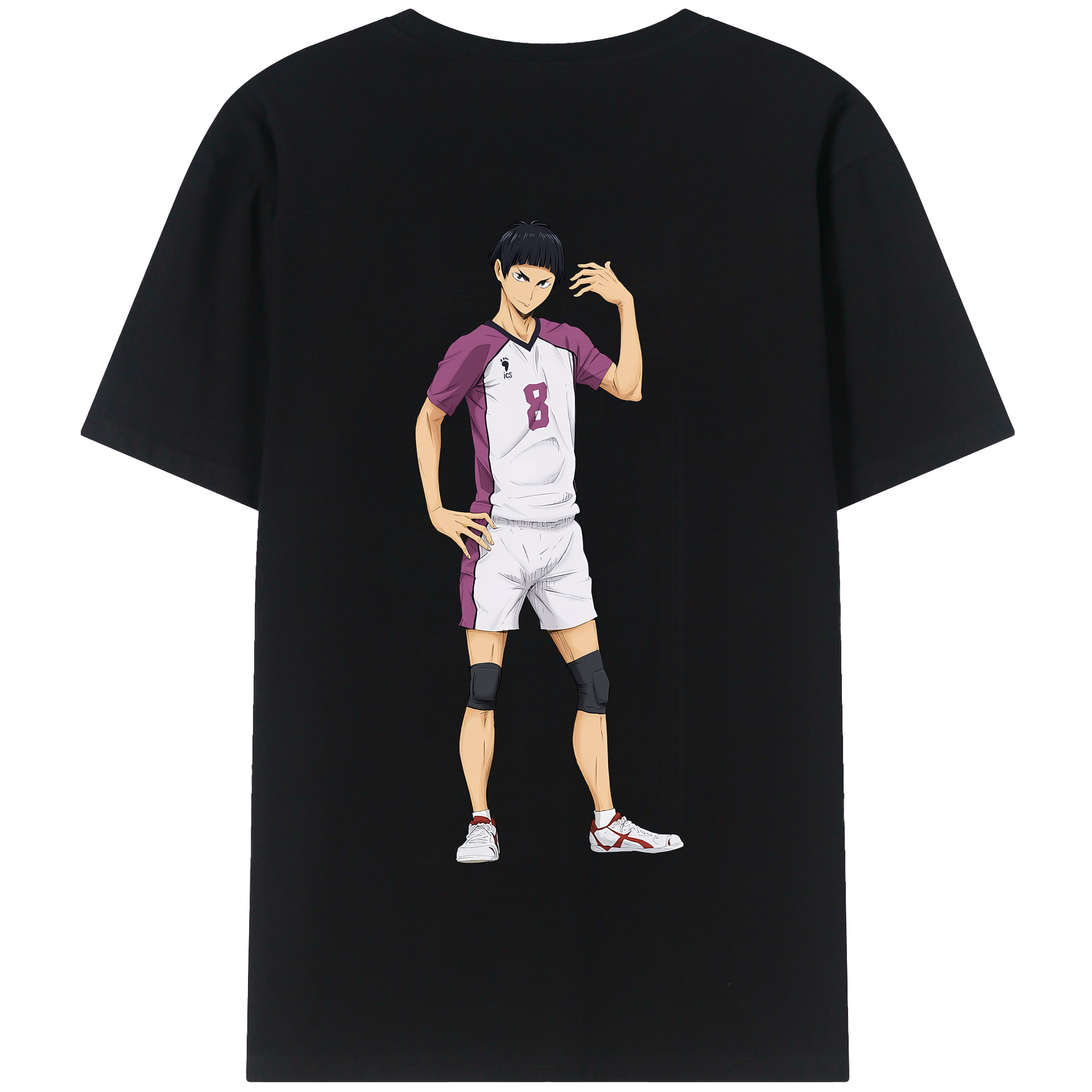 （画像用） ハイキュー!! Haikyu!! 綿100％半袖Tシャツ（背面プリント）