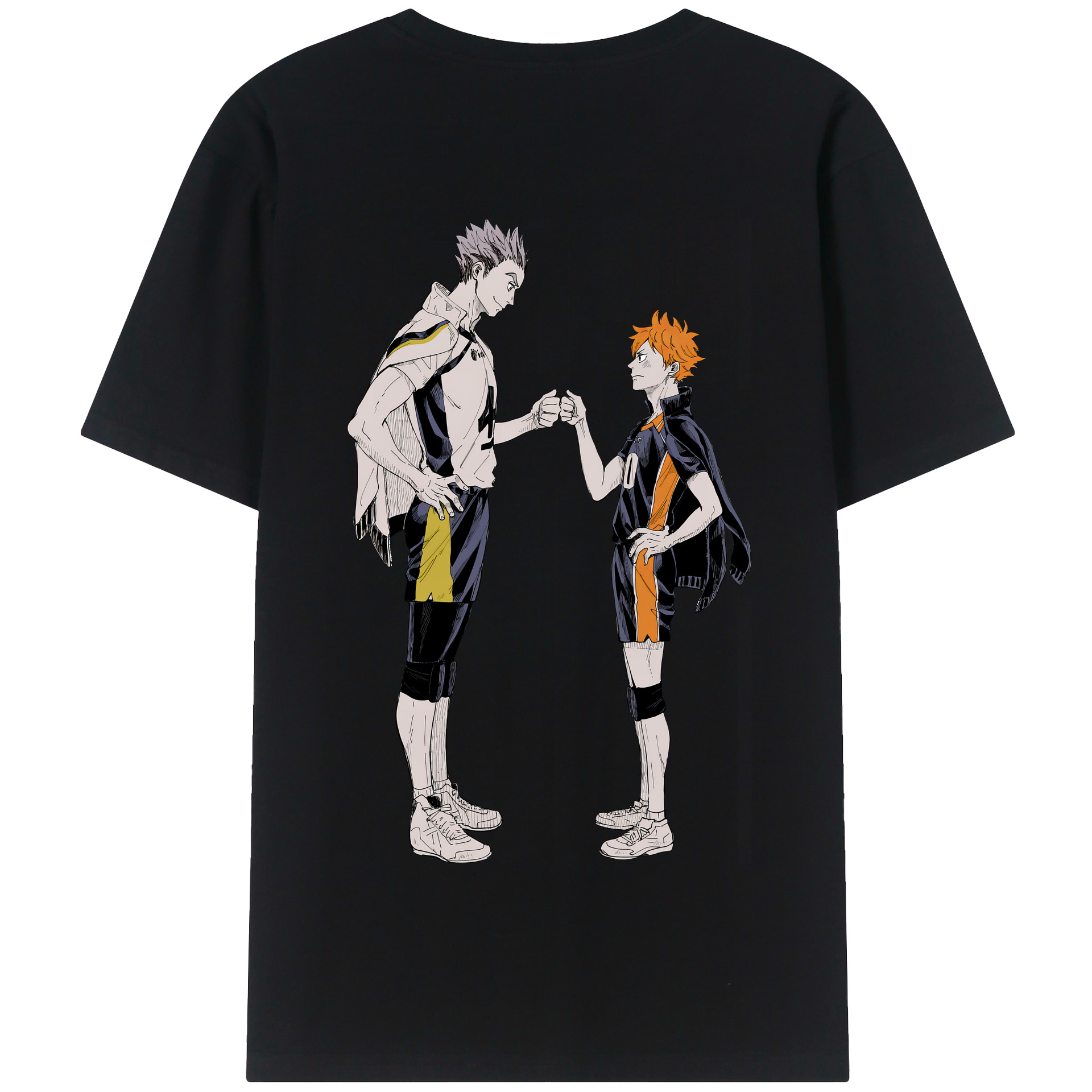 （画像用） ハイキュー!! Haikyu!! 綿100％半袖Tシャツ（背面プリント）