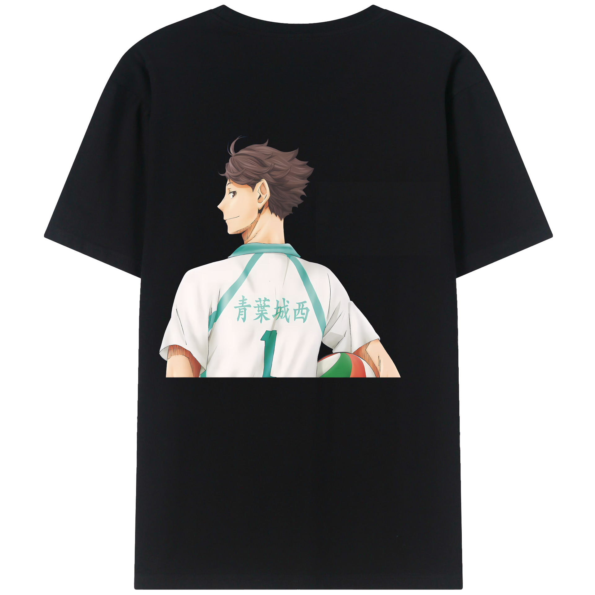 （画像用） ハイキュー!! Haikyu!! 綿100％半袖Tシャツ（背面プリント）